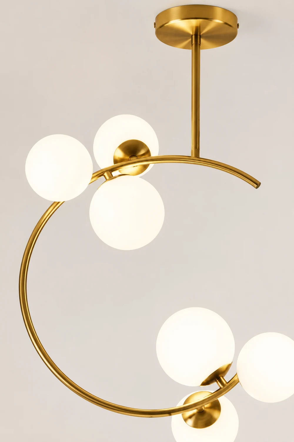 Glaskugel Deckenleuchte Goldene Lampen - Lumpaz