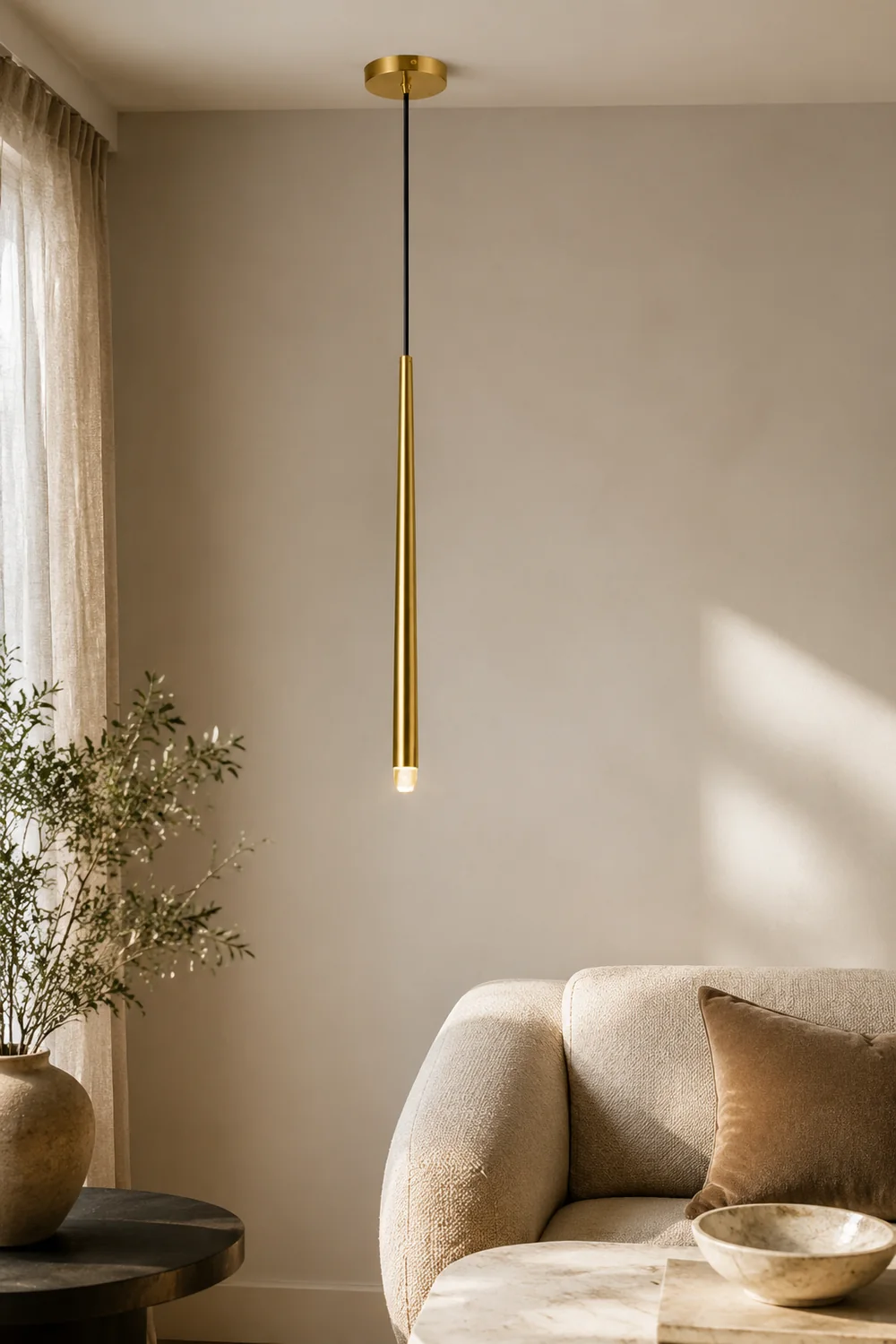 Nordische Minimalistische Pendelleuchte für Wohnzimmer & Schlafzimmer - Lumpaz