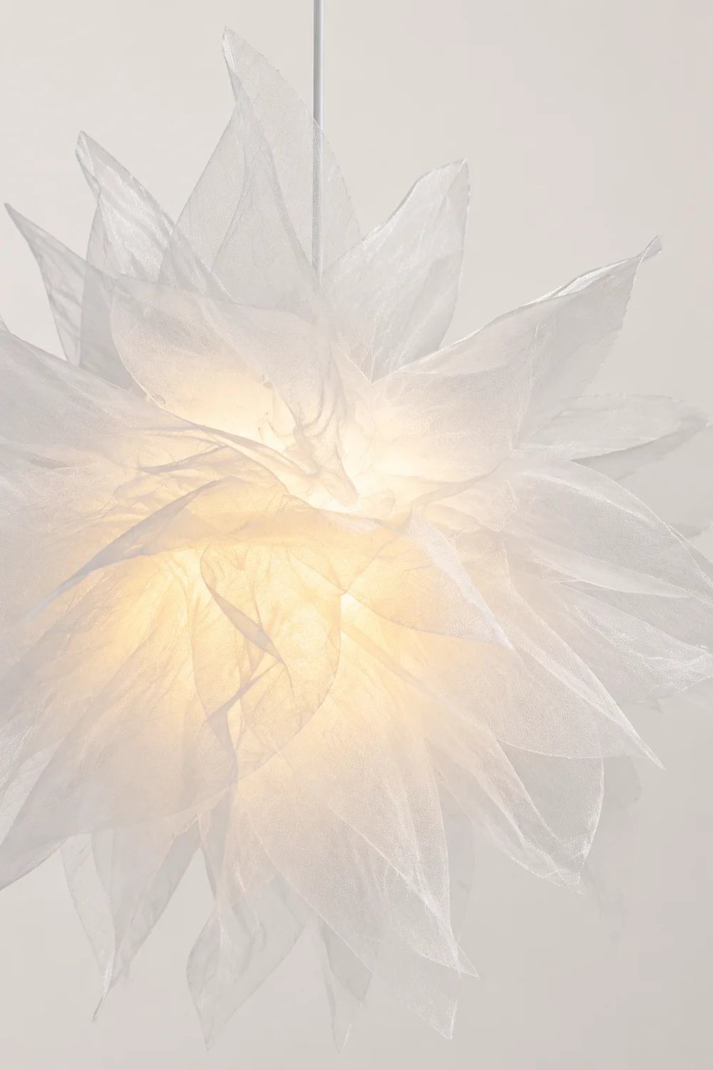 Nordische Mesh Blumenförmige Pendelleuchte aus Stoff für Esszimmer - Lumpaz