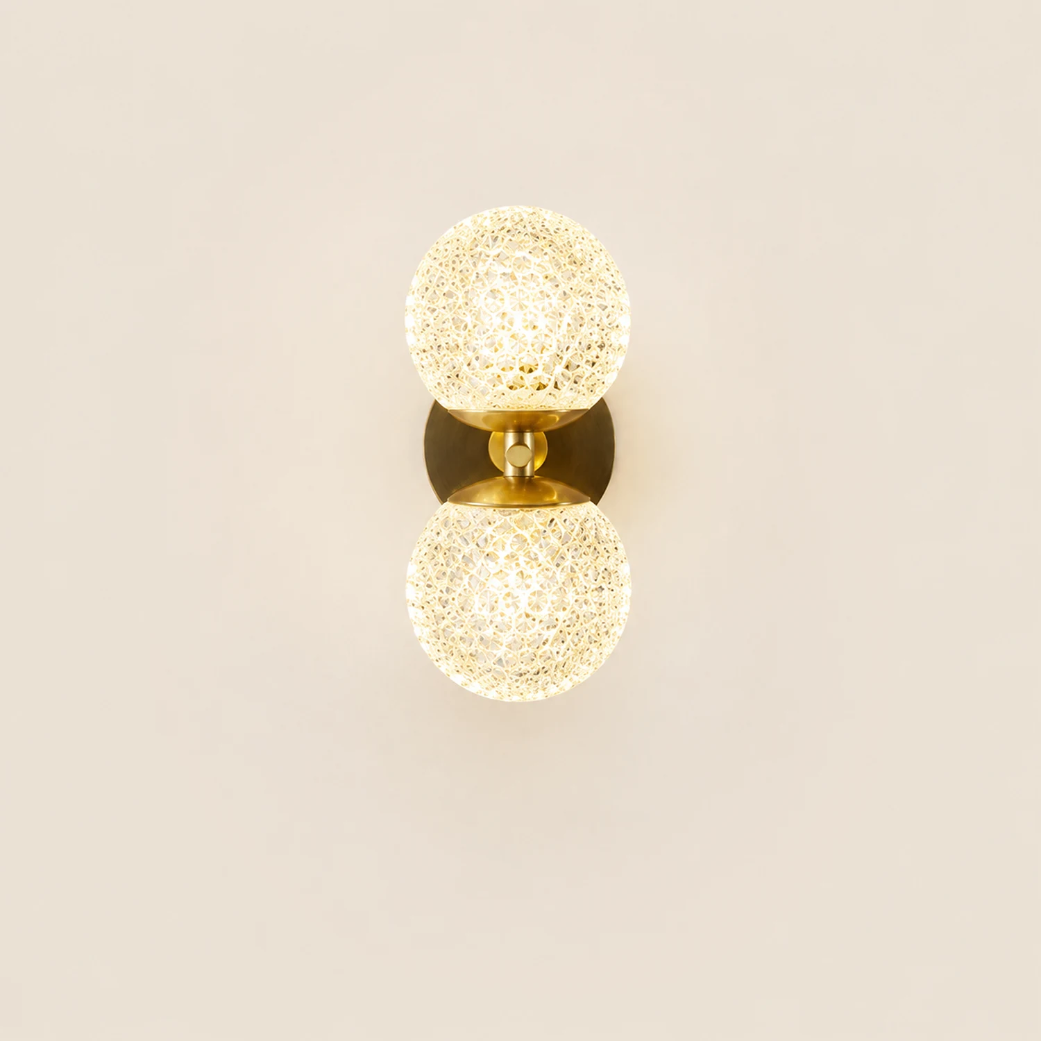 Luxury Copper Ball 1-Light Wall Sconce - Lumpaz