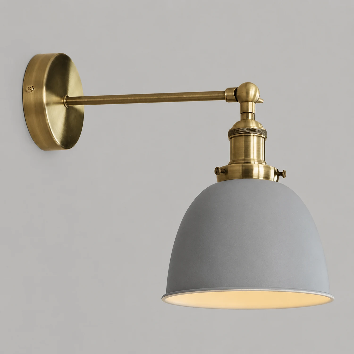 Brady Retro Industrielle Wandleuchte aus Eisen - Lumpaz