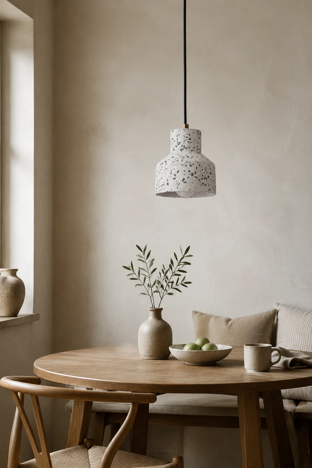 Morandi Nordische Kunst Retro Industriell Zement Stein Pendelleuchte Kronleuchter - Lumpaz