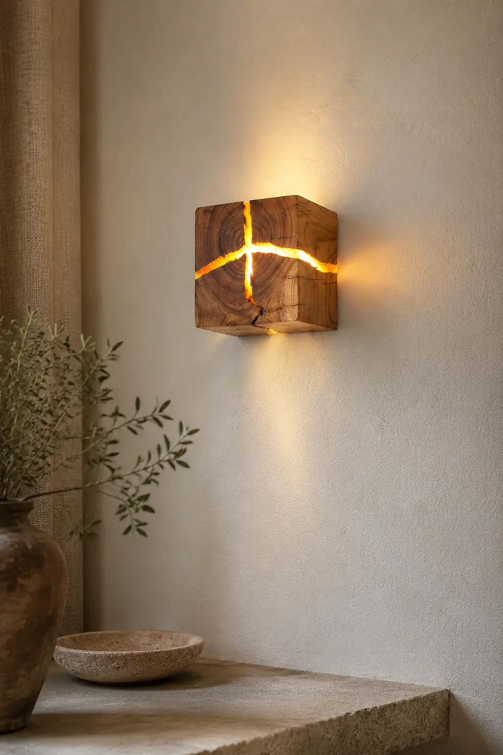 Creative Cracked Corridor Wall Sconce - Lumpaz