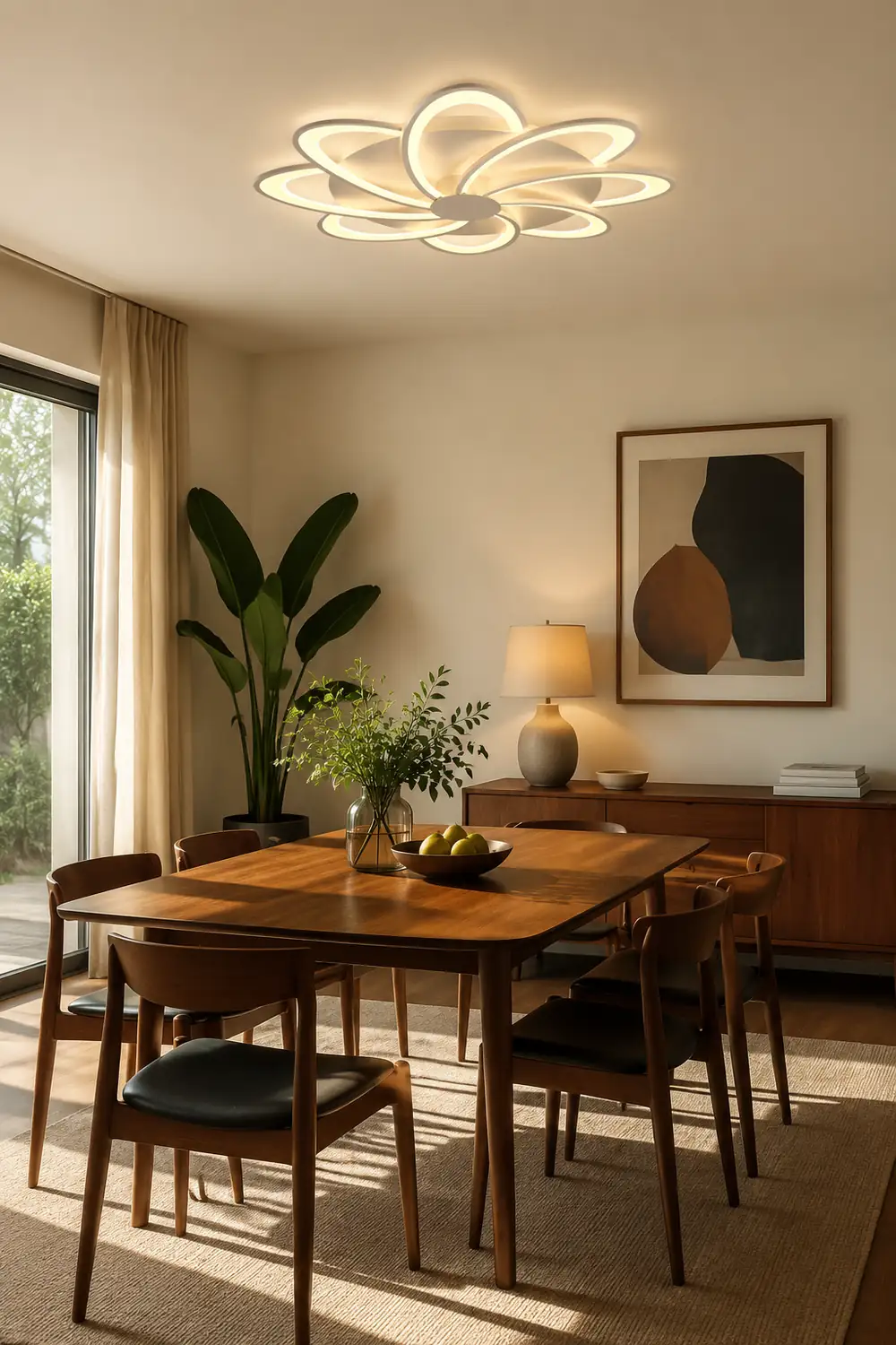 Moderne Blumenförmige Deckenleuchte für Wohnzimmer, Schlafzimmer - Lumpaz