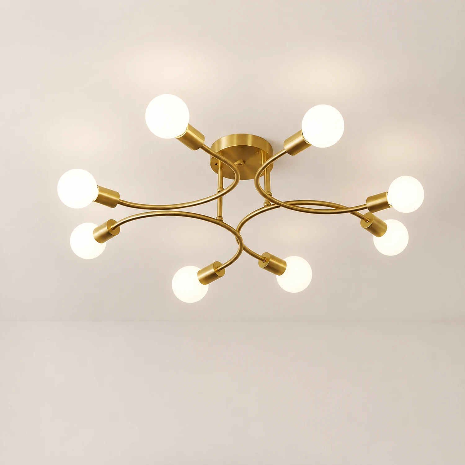 Valentina Moderner Ball Glas LED Pendelleuchter Kronleuchter Deckenleuchte - Lumpaz