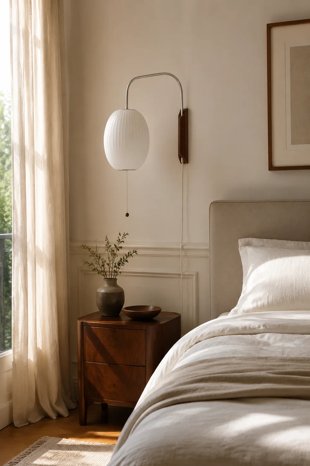 Wabi-sabi Silk Wall Lamp - Lumpaz