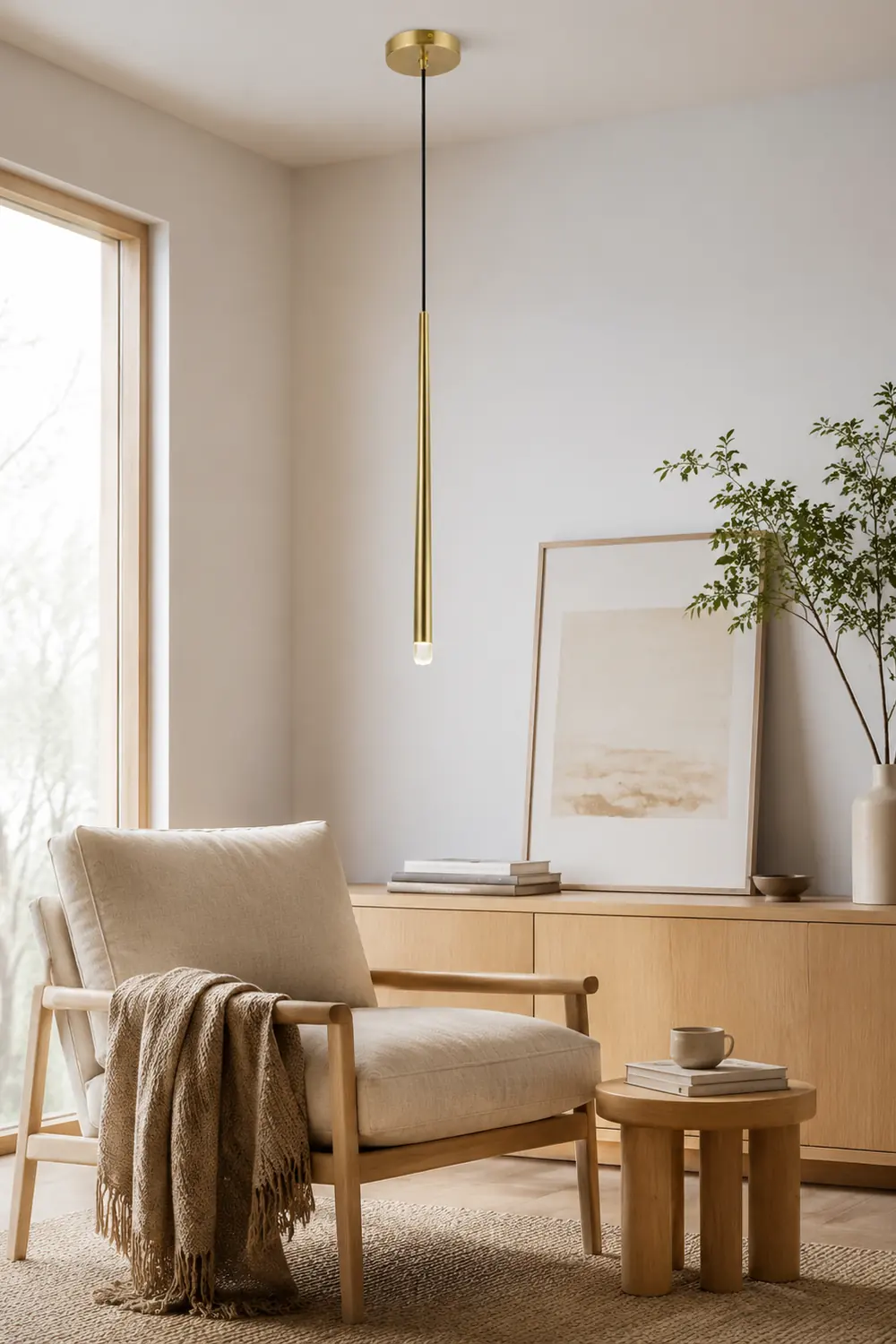 Nordische Minimalistische Pendelleuchte für Wohnzimmer & Schlafzimmer - Lumpaz