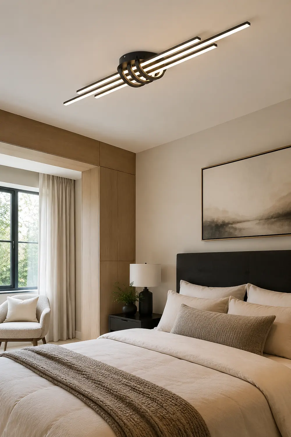 Edge Moderne LED Streifen Deckenleuchte für Korridor - Lumpaz