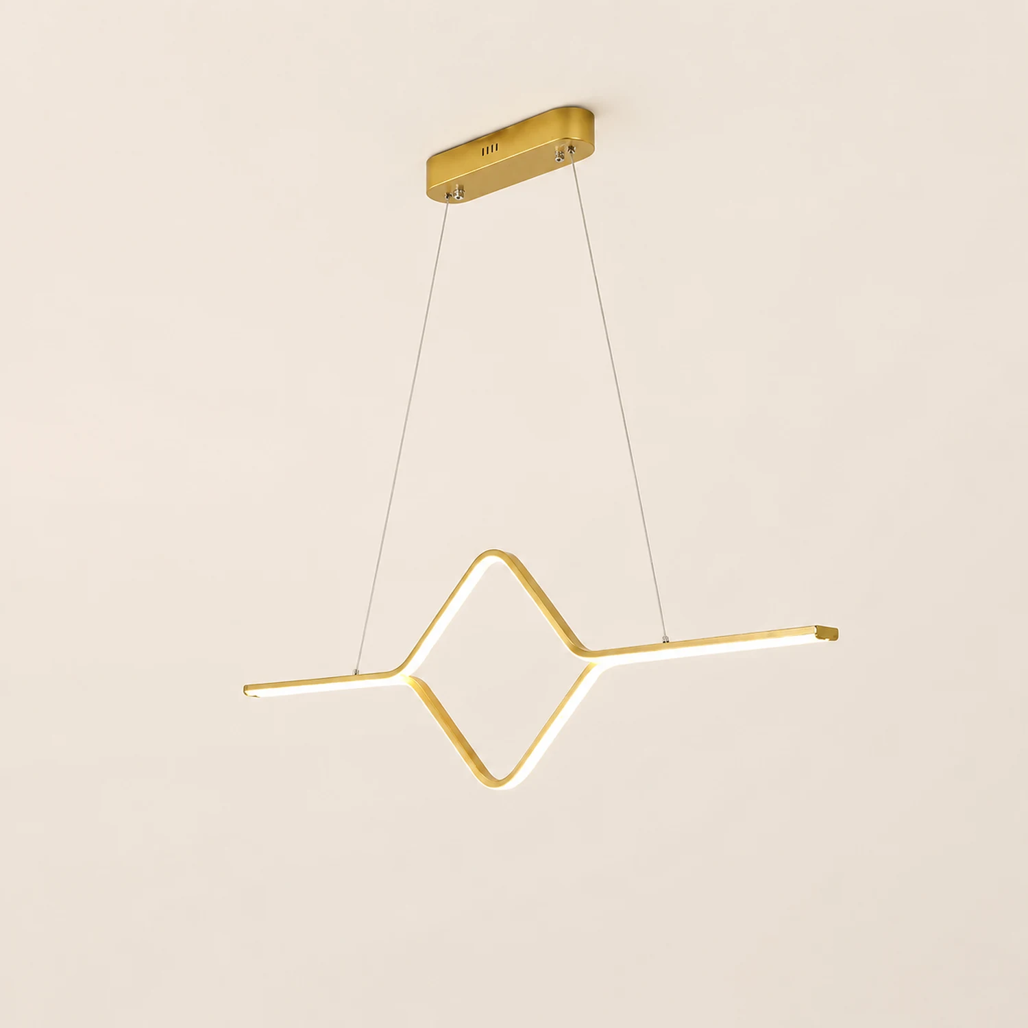 Bouvet Pendelleuchte,Linear Quadrat - Lumpaz