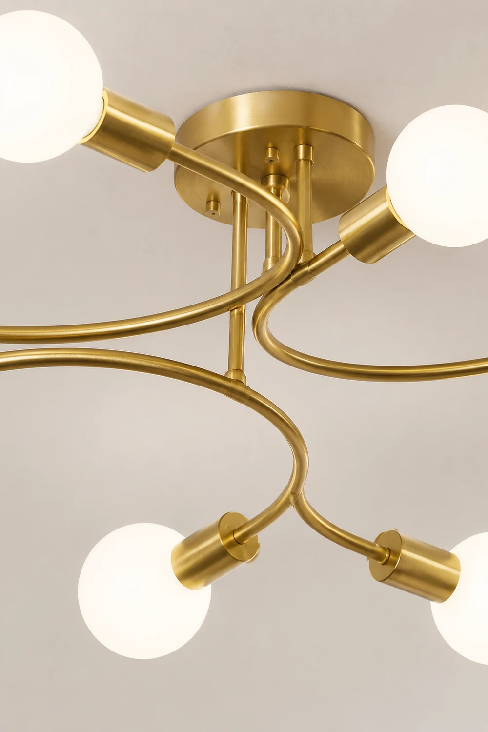 Valentina Moderner Ball Glas LED Pendelleuchter Kronleuchter Deckenleuchte - Lumpaz