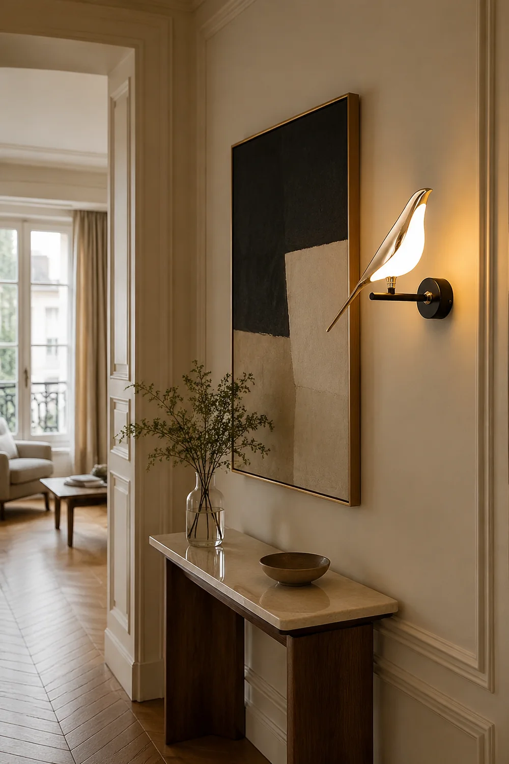 Modern Simple Art Design Bird Wall Lamp - Lumpaz