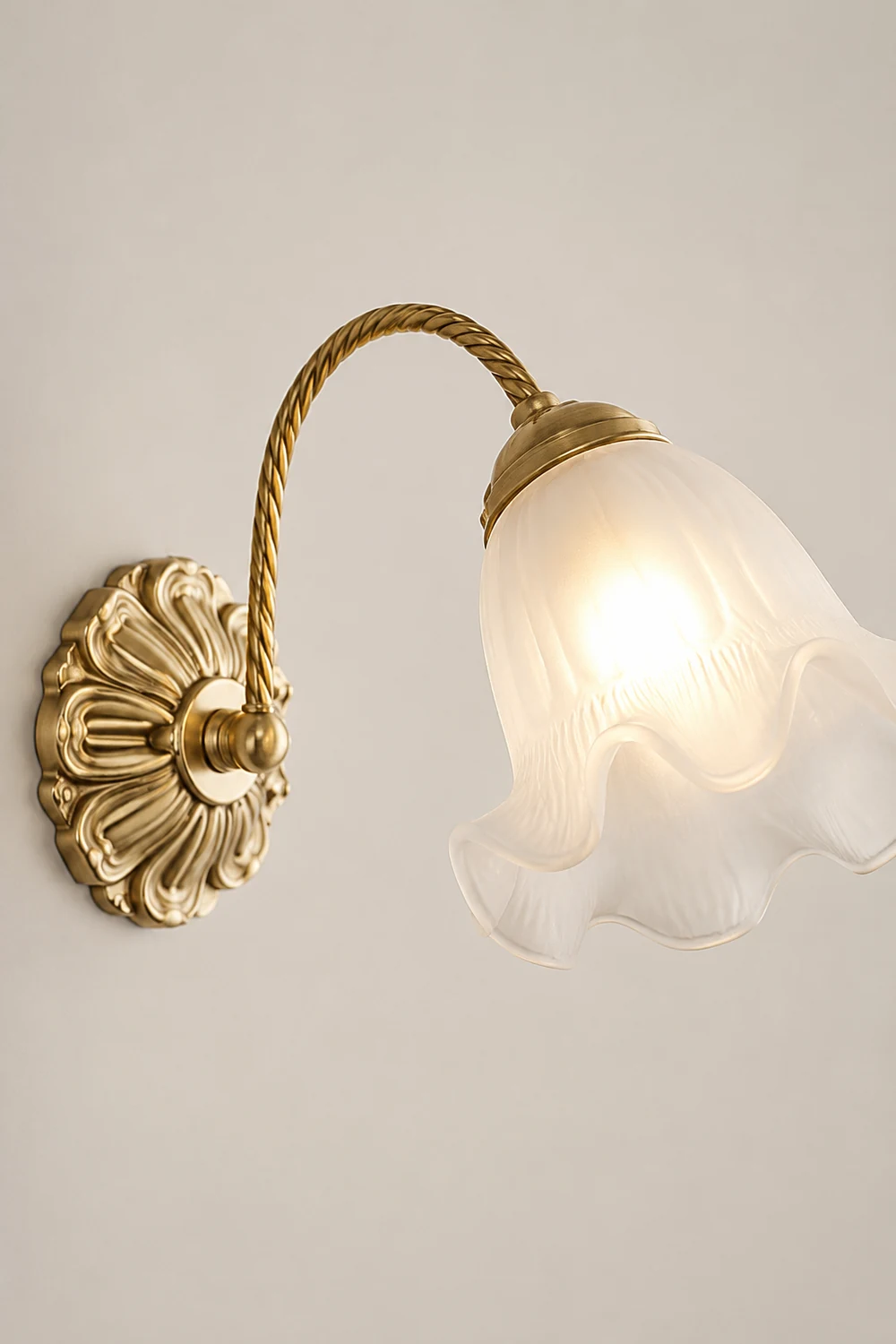 French Living Room Retro Glass Wall Lights - Lumpaz