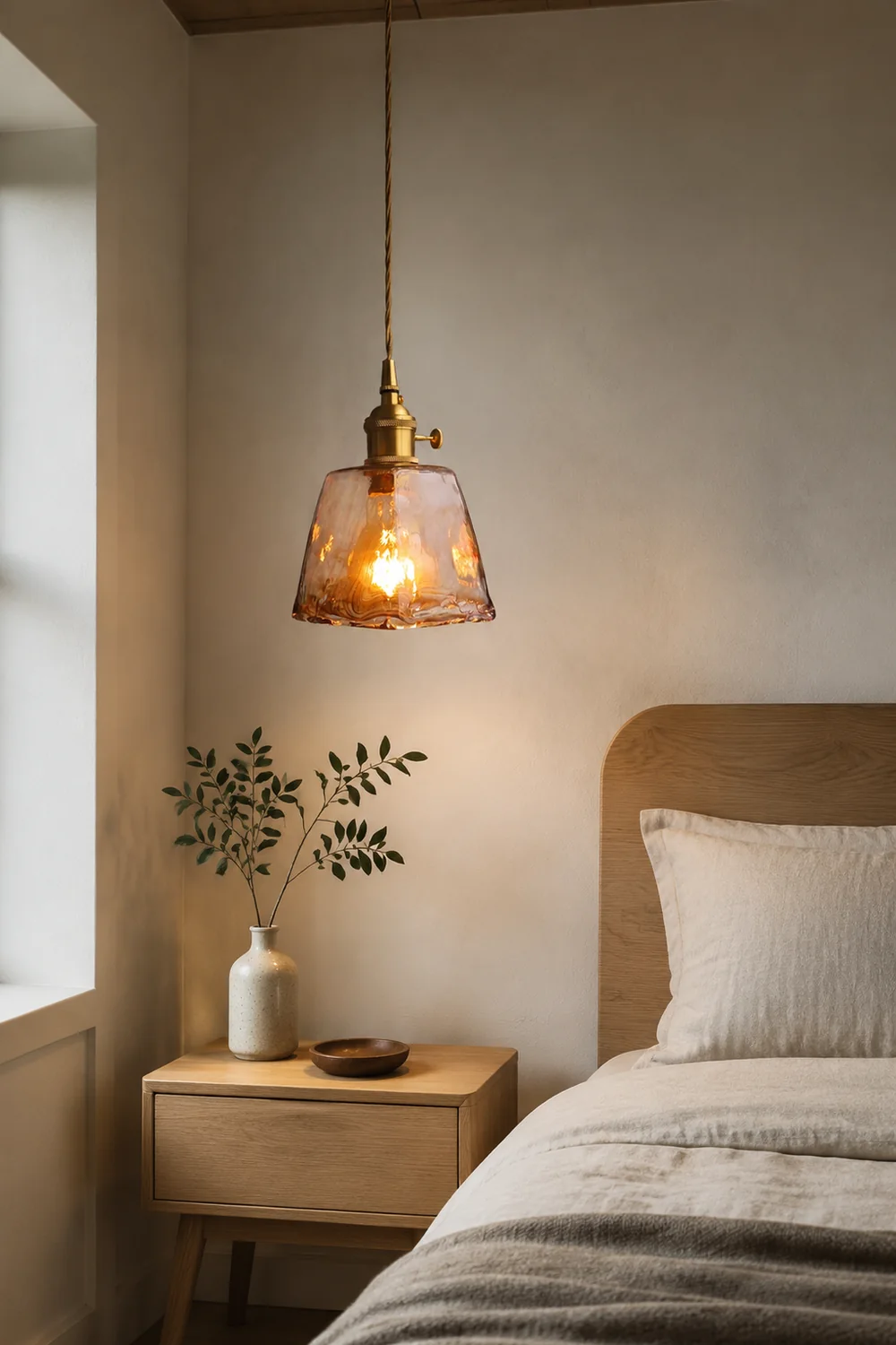 Levy Messing Glas Pendelleuchten - Lumpaz