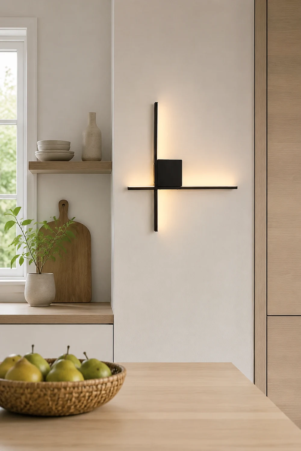 Einfache moderne LED-Wandleuchte Nachttischlampe für Schlafzimmer, Wohnzimmer - Lumpaz