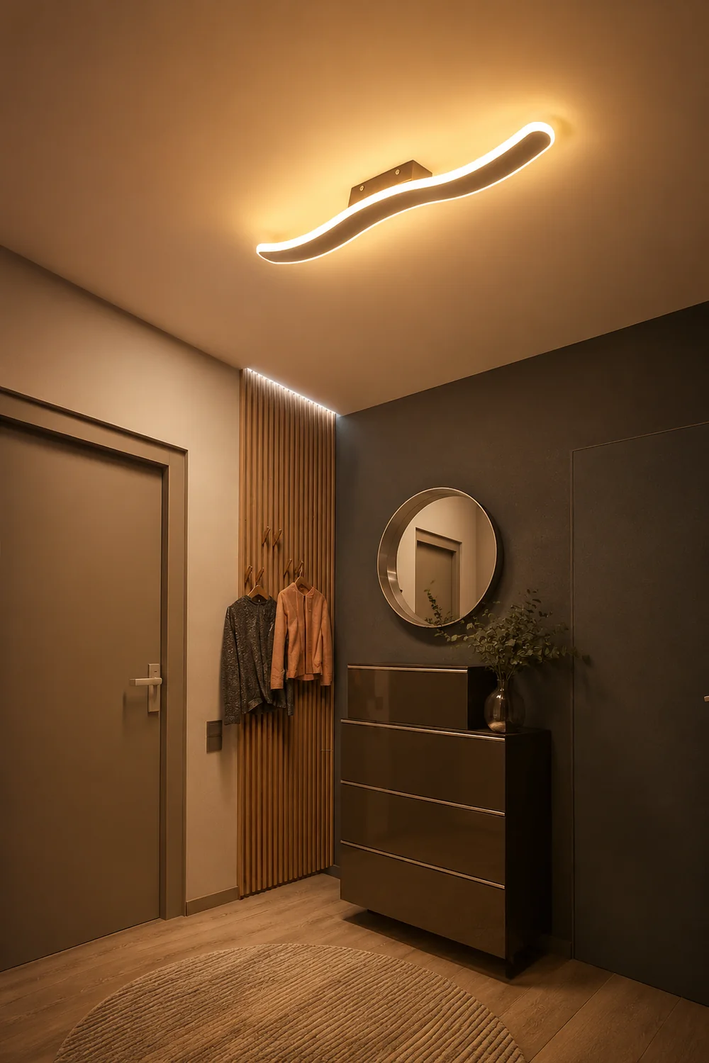 Leigh LED Deckenleuchte für Wohnzimmer, Korridor - Lumpaz