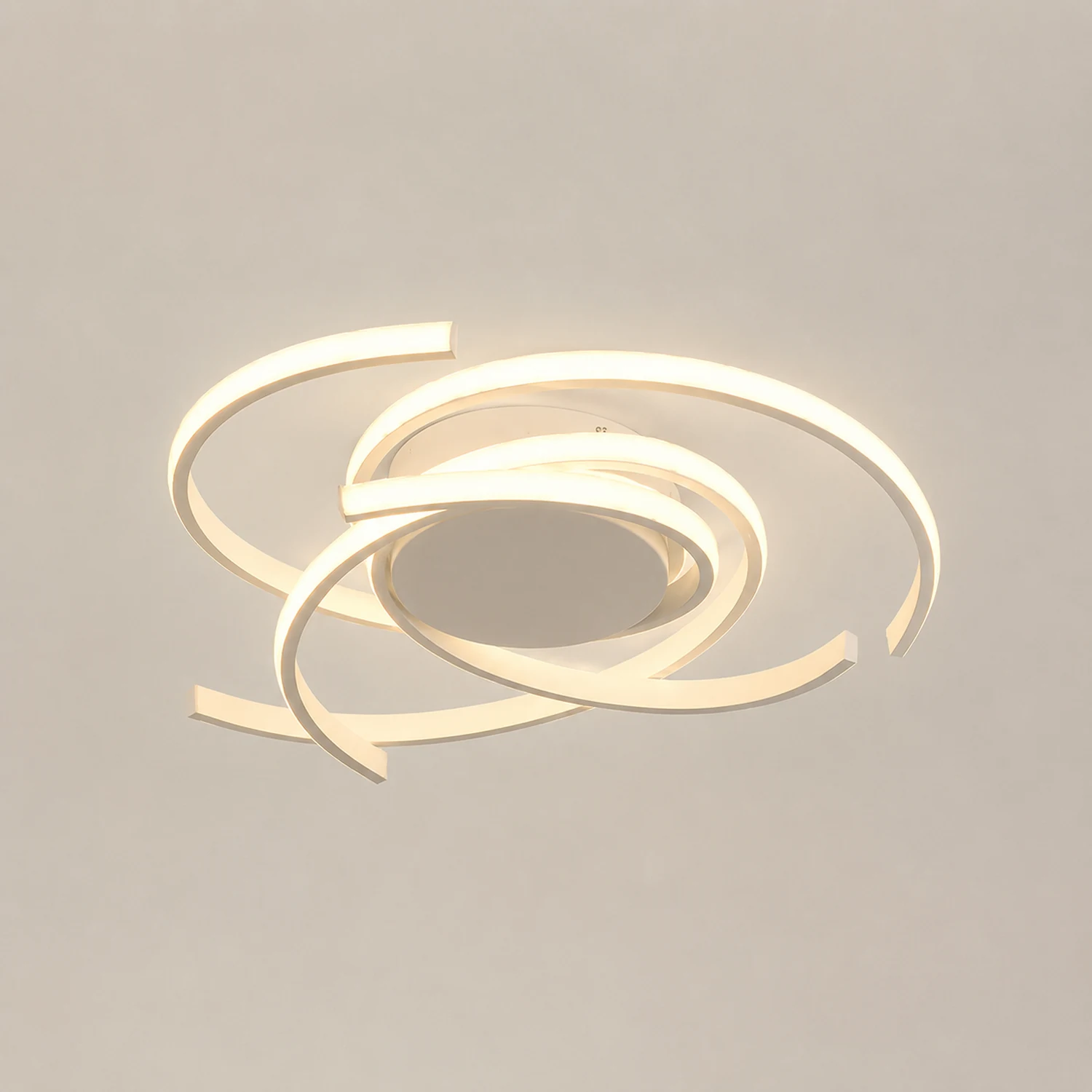 Lacey Moderne LED Deckenleuchte Dimmbar mit Fernbedienung - Lumpaz