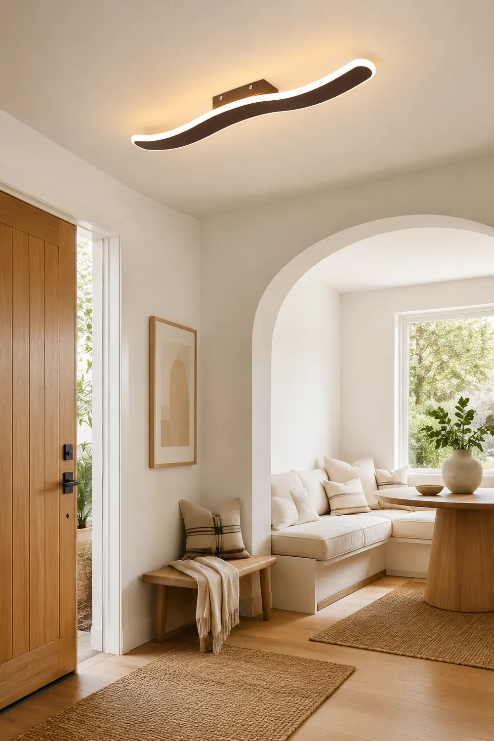 Leigh LED Deckenleuchte für Wohnzimmer, Korridor - Lumpaz