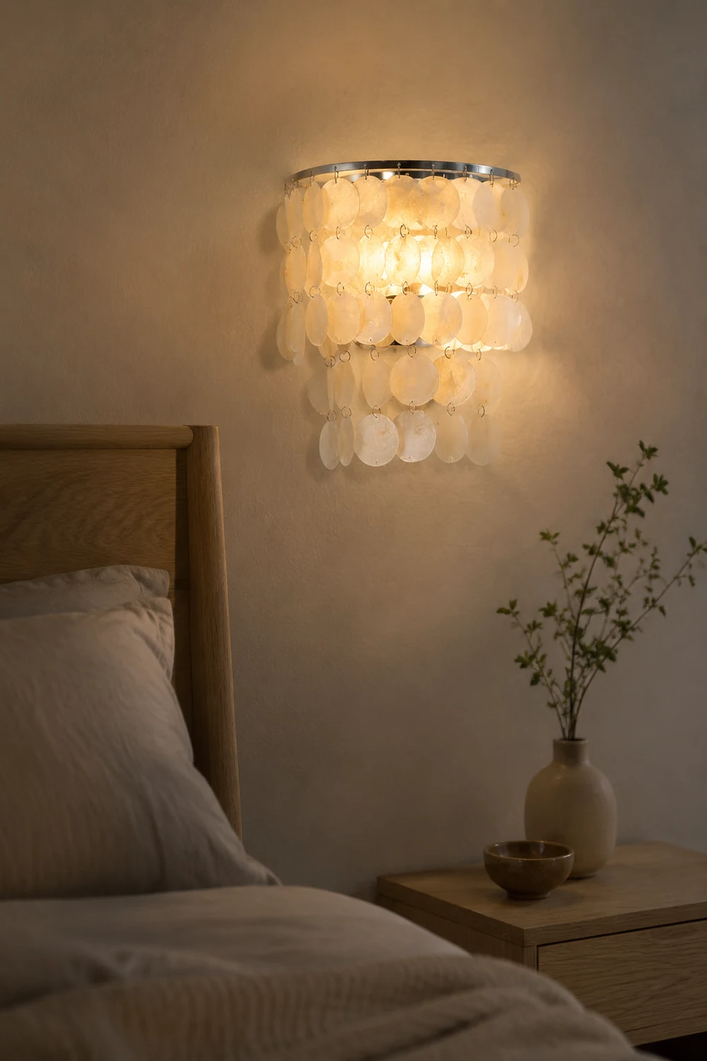 Nordic Modern Minimalist Shell Aisle Wall Lamp - Lumpaz