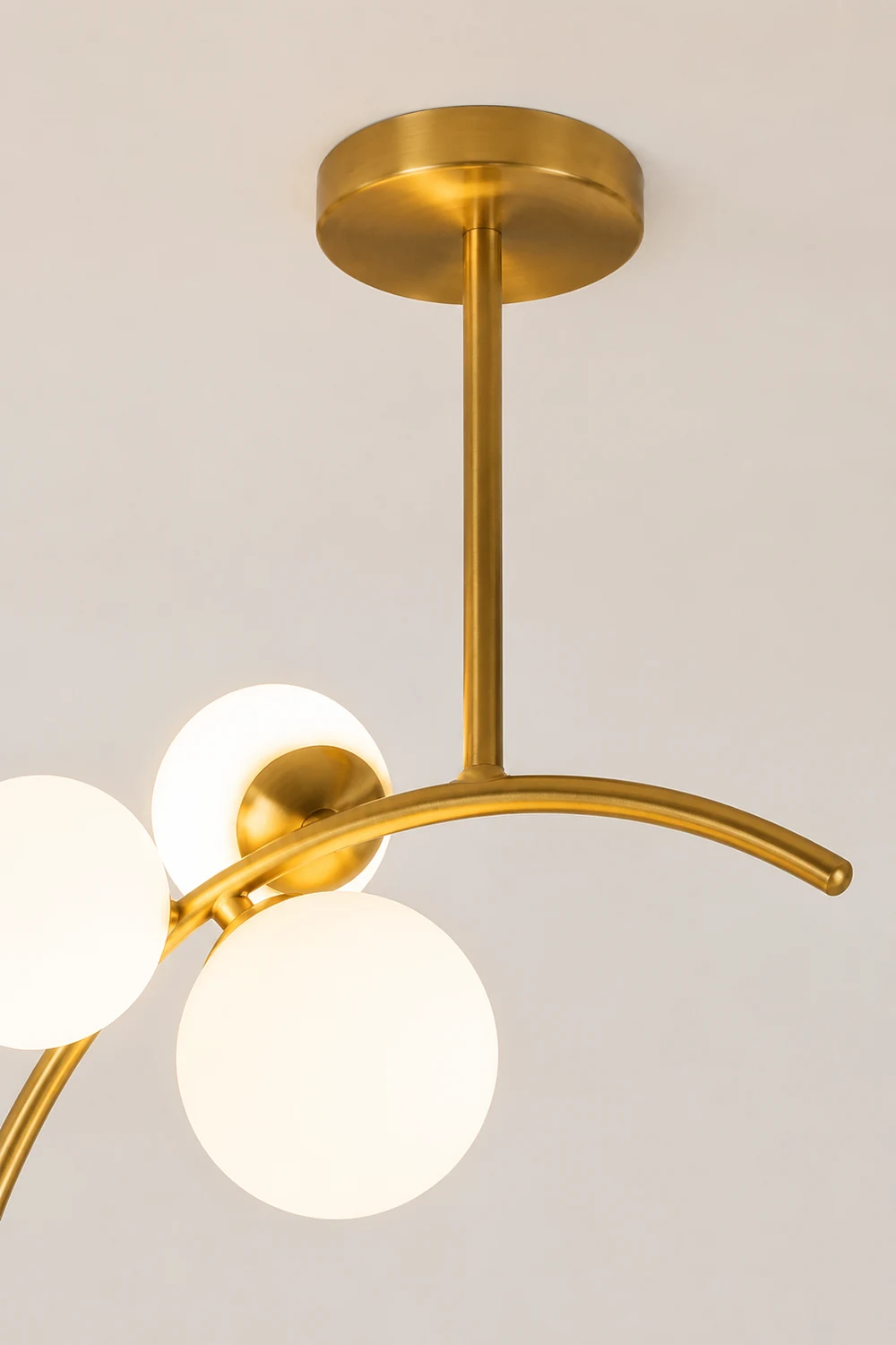 Glaskugel Deckenleuchte Goldene Lampen - Lumpaz