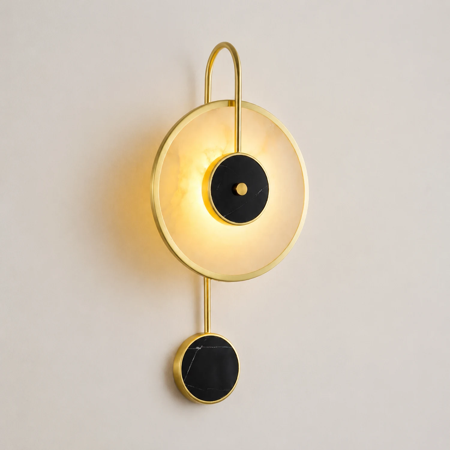 Retro Creative Indoor Round Wall Light - Lumpaz
