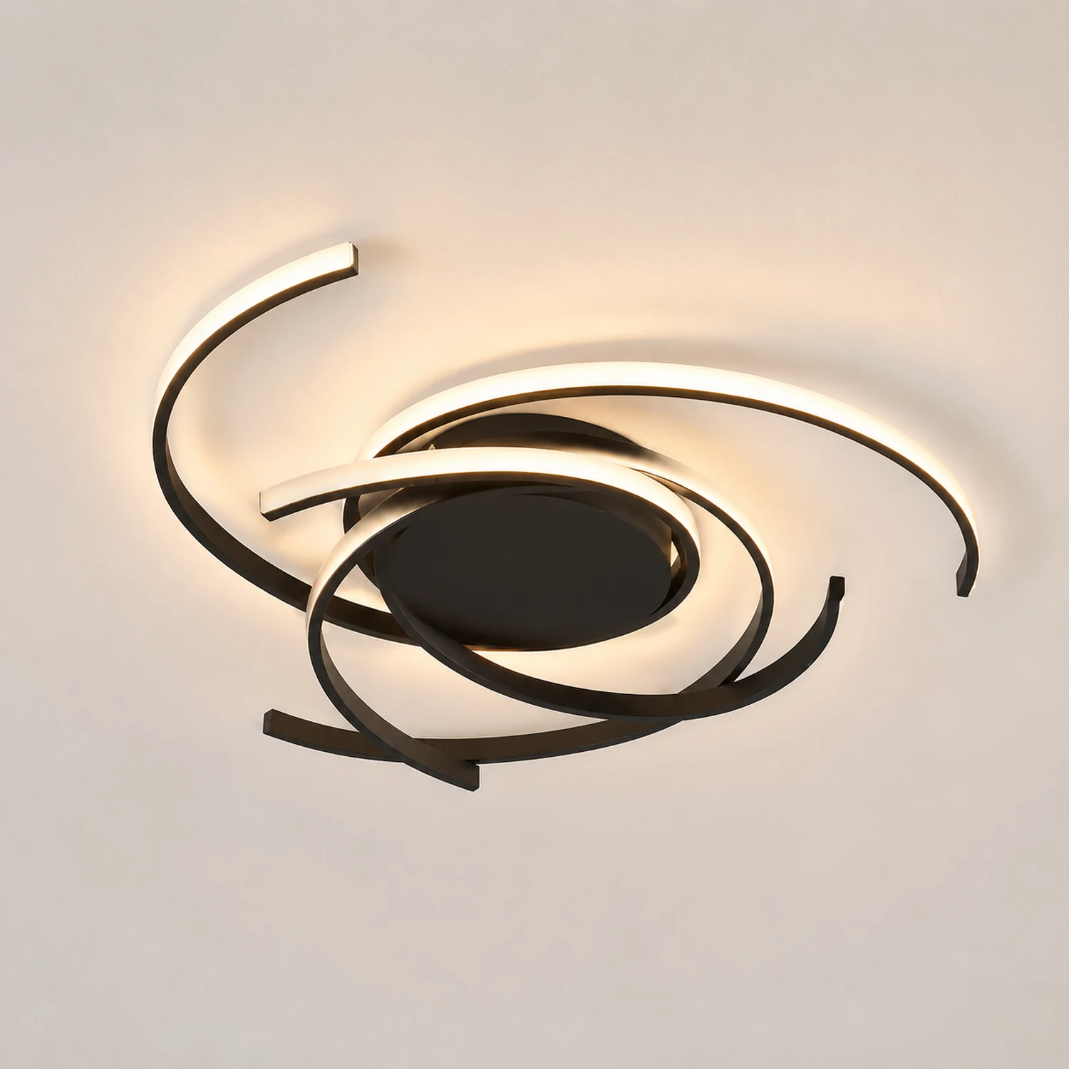 Lacey Moderne LED Deckenleuchte Dimmbar mit Fernbedienung - Lumpaz