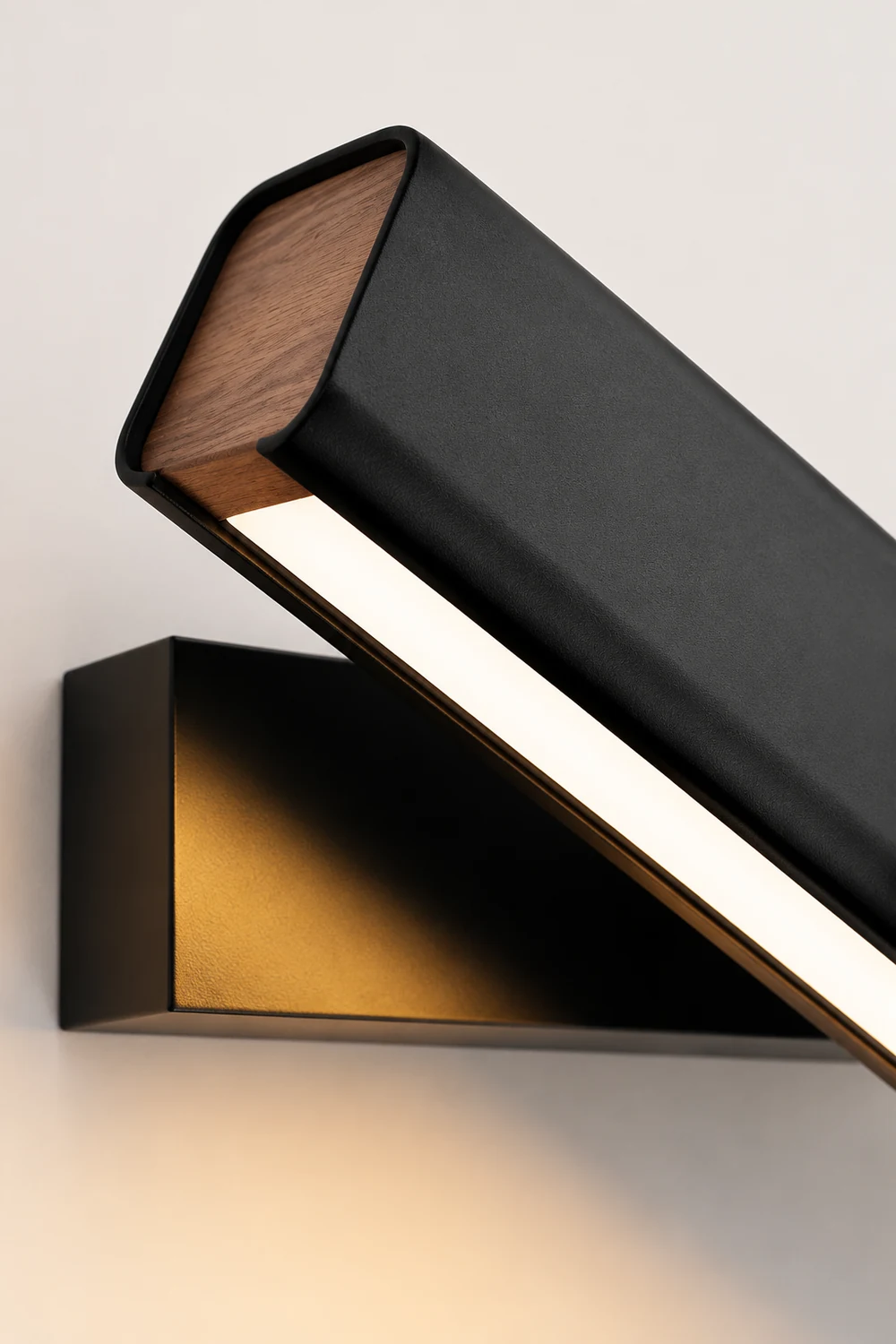 Minimalistische LED Wandleuchte aus Aluminium Drehbar für Schlafzimmer - Lumpaz
