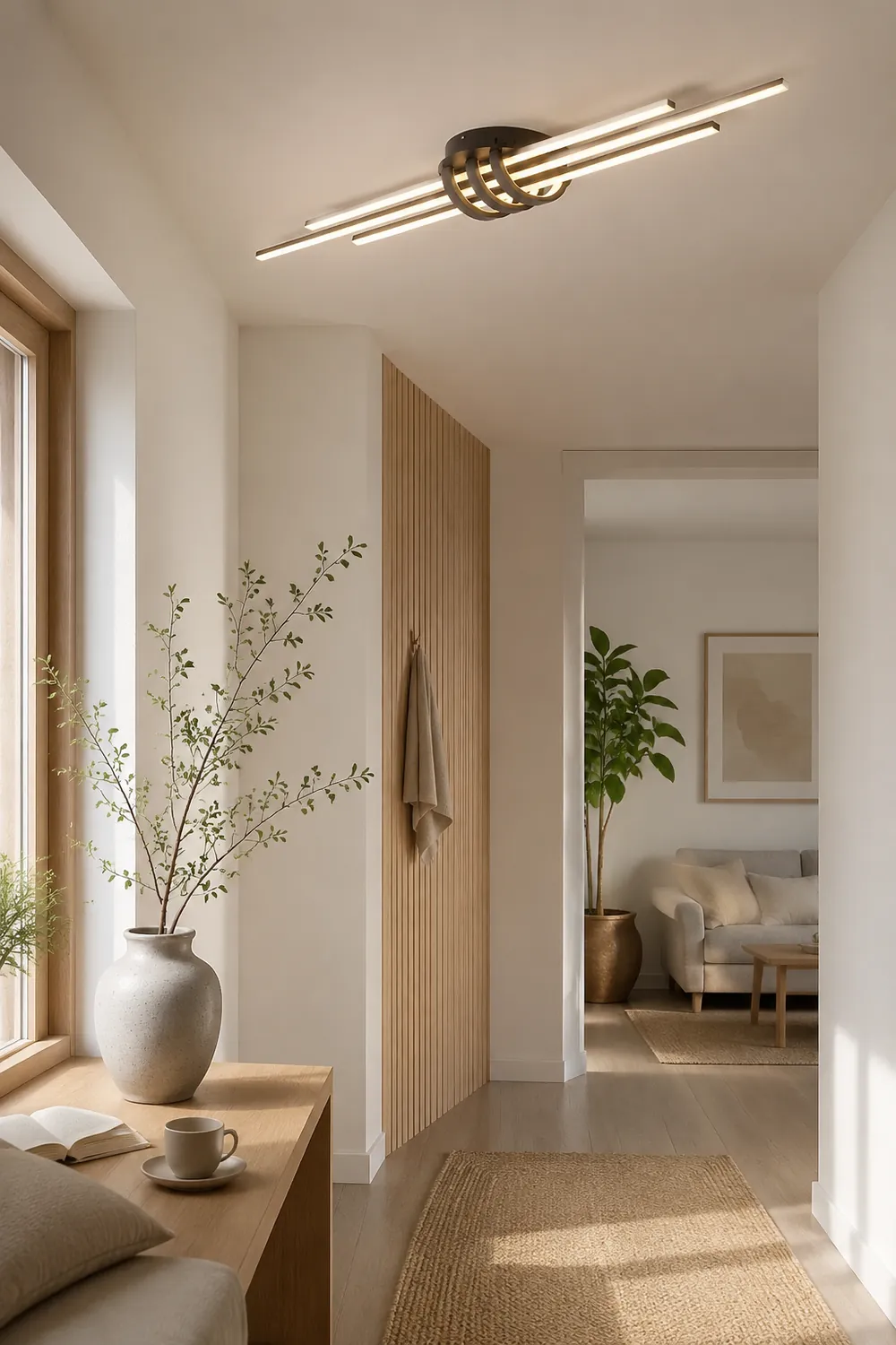 Edge Moderne LED Streifen Deckenleuchte für Korridor - Lumpaz