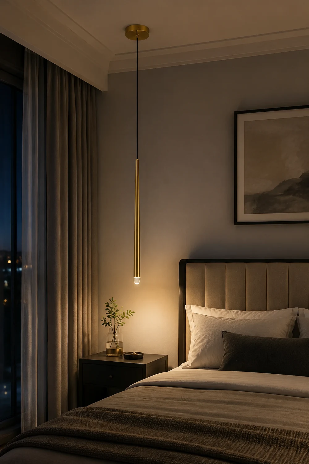 Nordische Minimalistische Pendelleuchte für Wohnzimmer & Schlafzimmer - Lumpaz