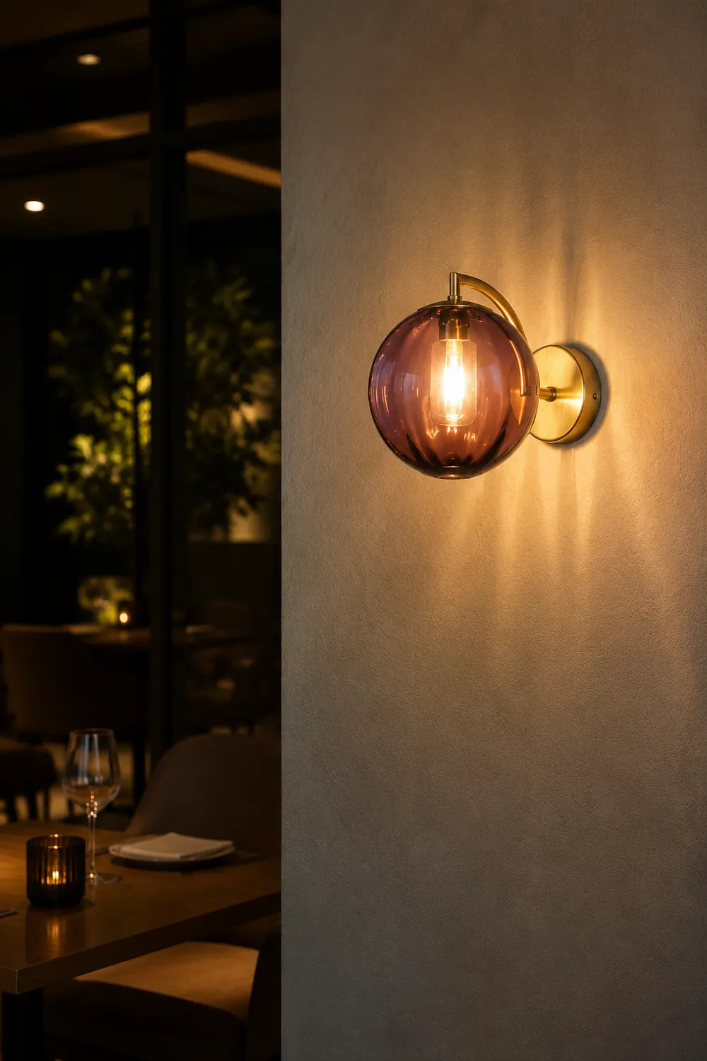 Multicolor Glass Home Decor Wall Lamp - Lumpaz