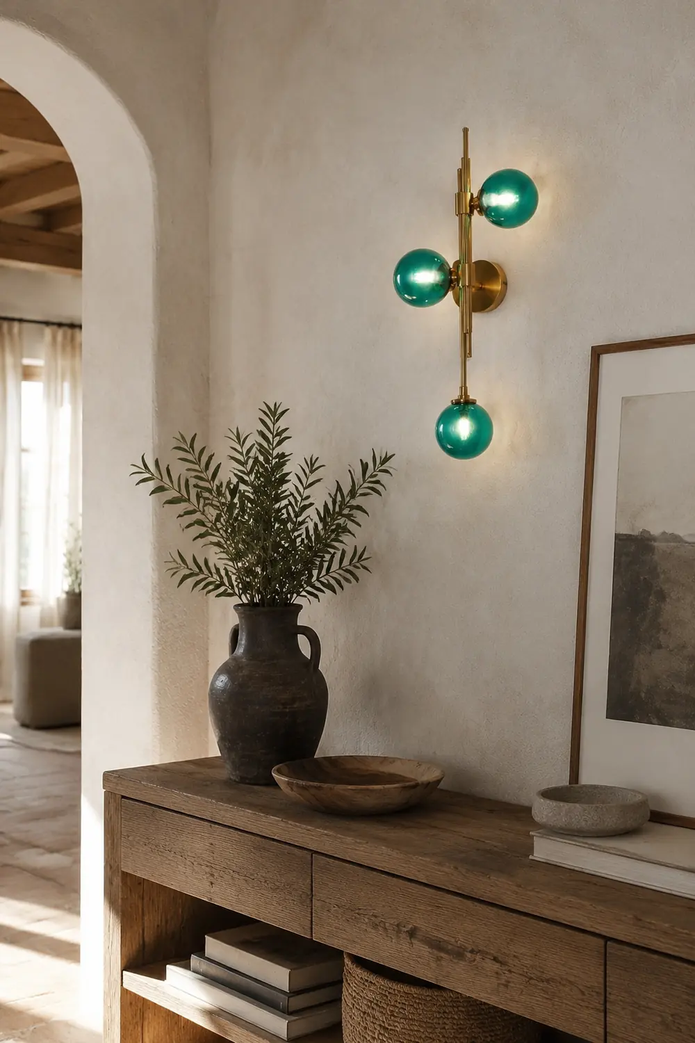 Vintage Ball 3 Heads Glass Wall Lamp - Lumpaz