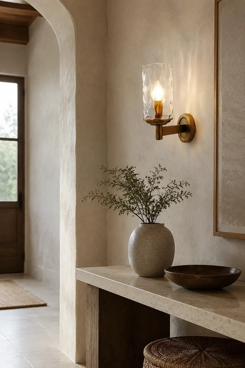 Vintage Iron Armed Wall Lamp - Lumpaz