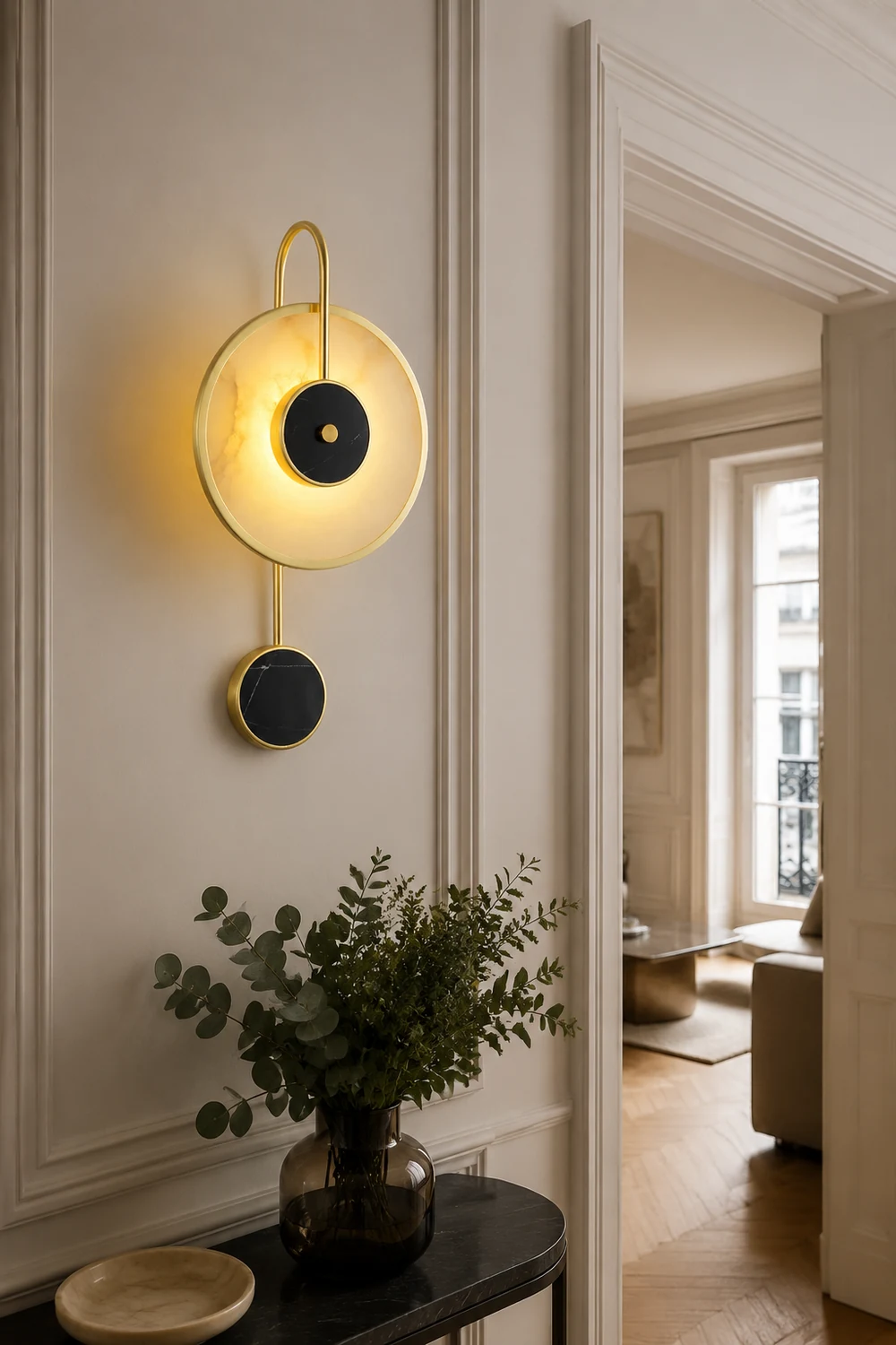 Retro Creative Indoor Round Wall Light - Lumpaz