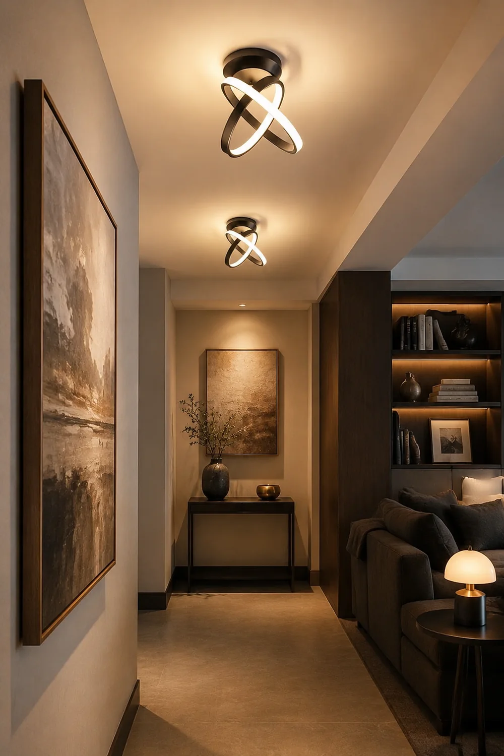Moderne LED Deckenleuchte für Korridor, Balkon - Lumpaz