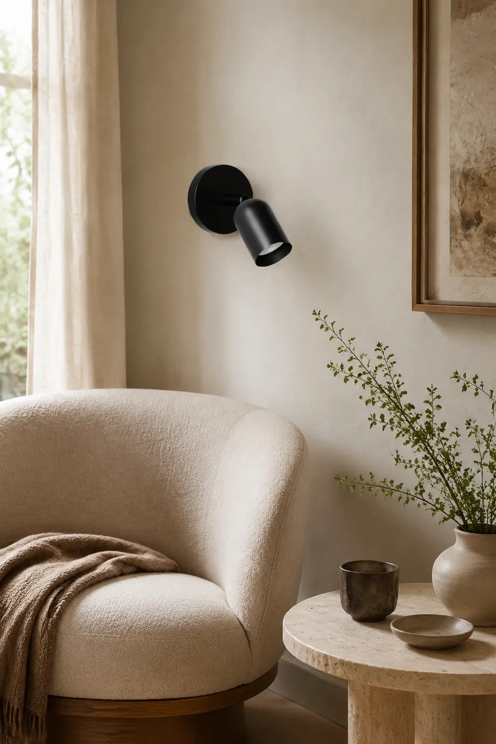 Simple Decorative Metal Living Room Wall Light - Lumpaz