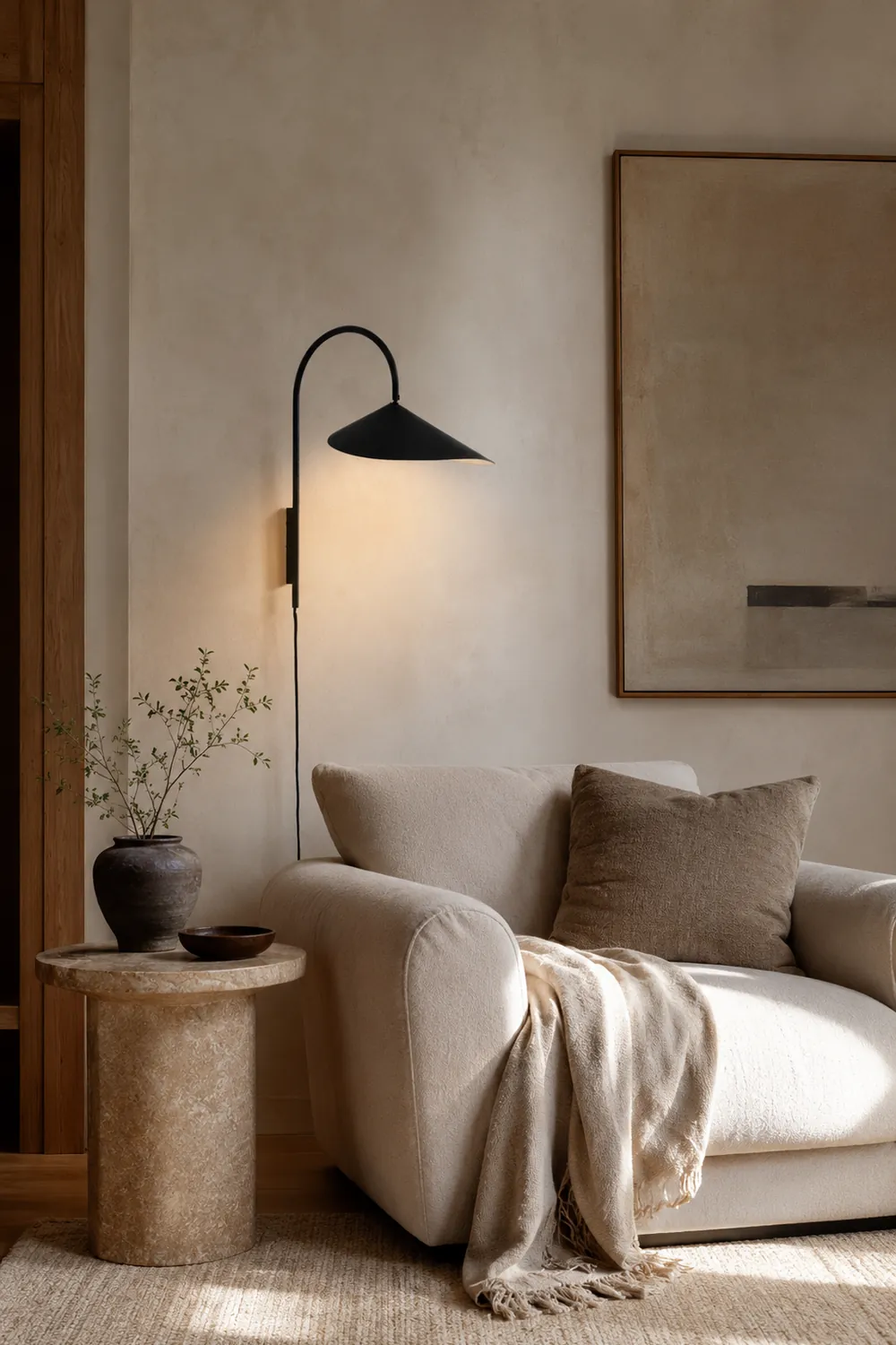 Modern Arum Creative  Wall Lamp For Bedroom - Lumpaz