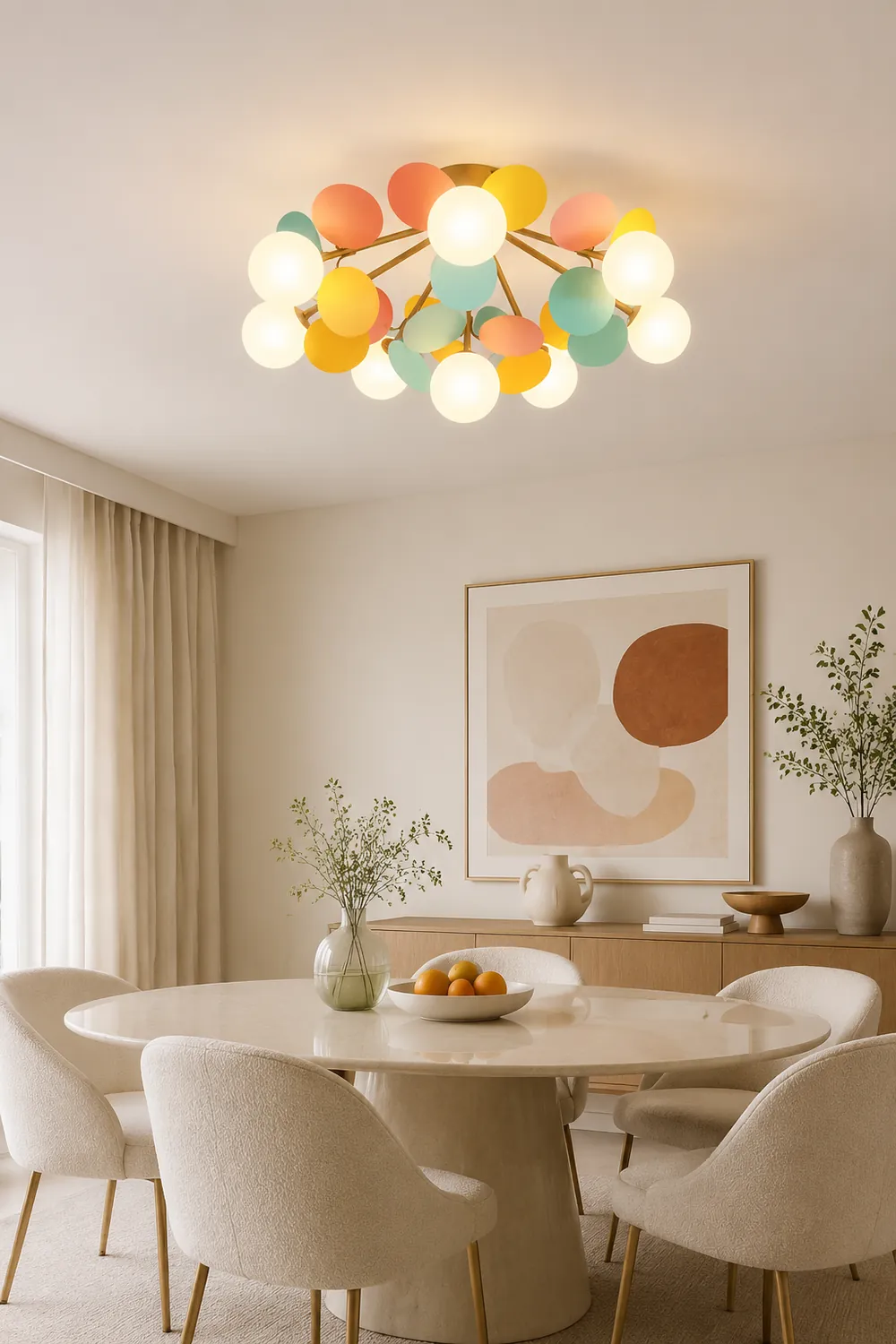 Jevon Romantische Bunte Deckenlampe Deckenleuchte für Kinderzimmer - Lumpaz