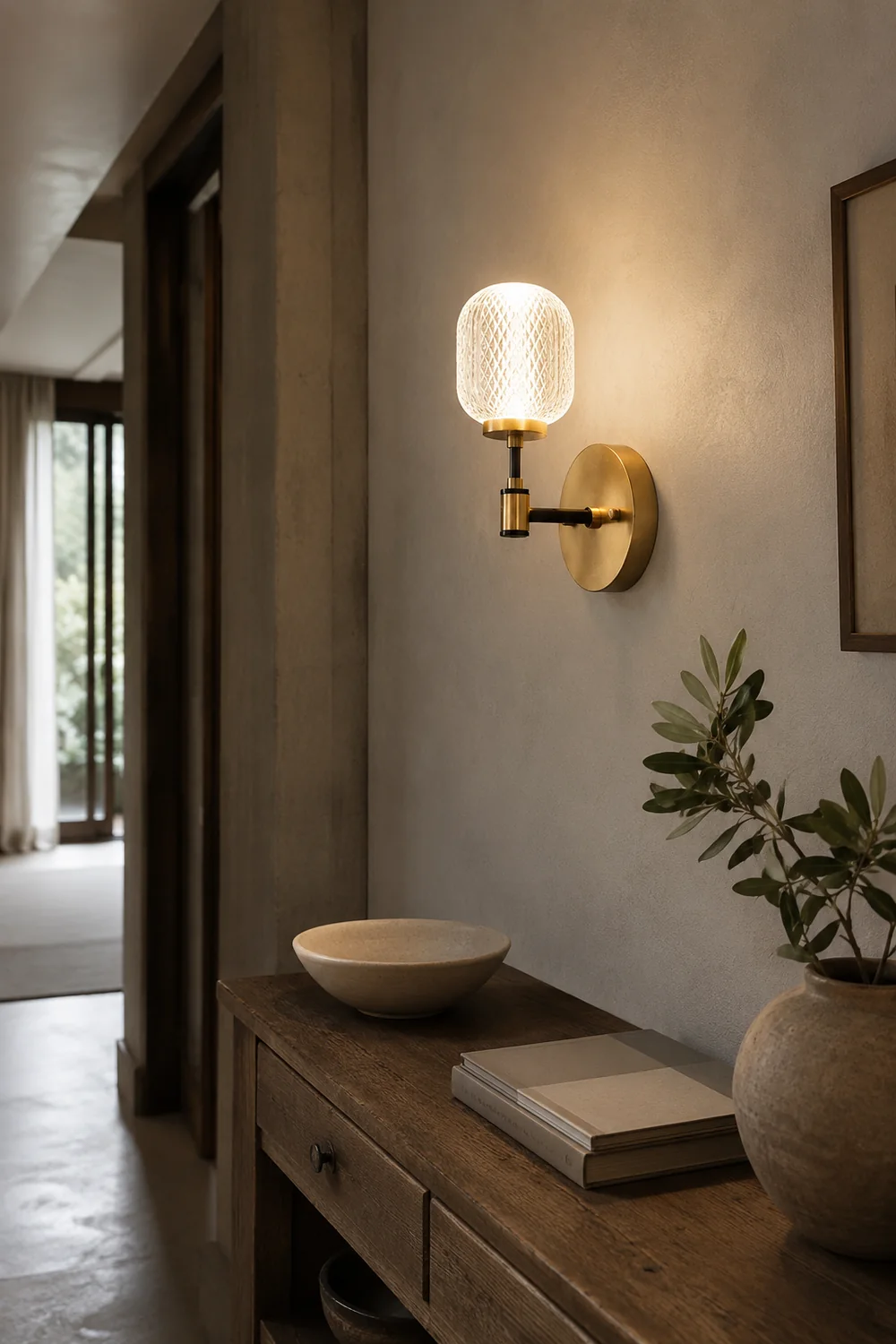 Antique Brass Gold Wall Light - Lumpaz