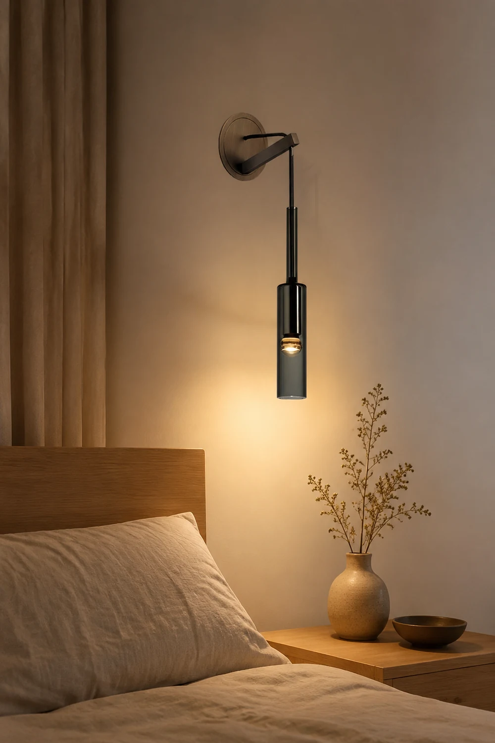 Nordic Creative Wine Bottle Wall Lamp For Living Room - Lumpaz