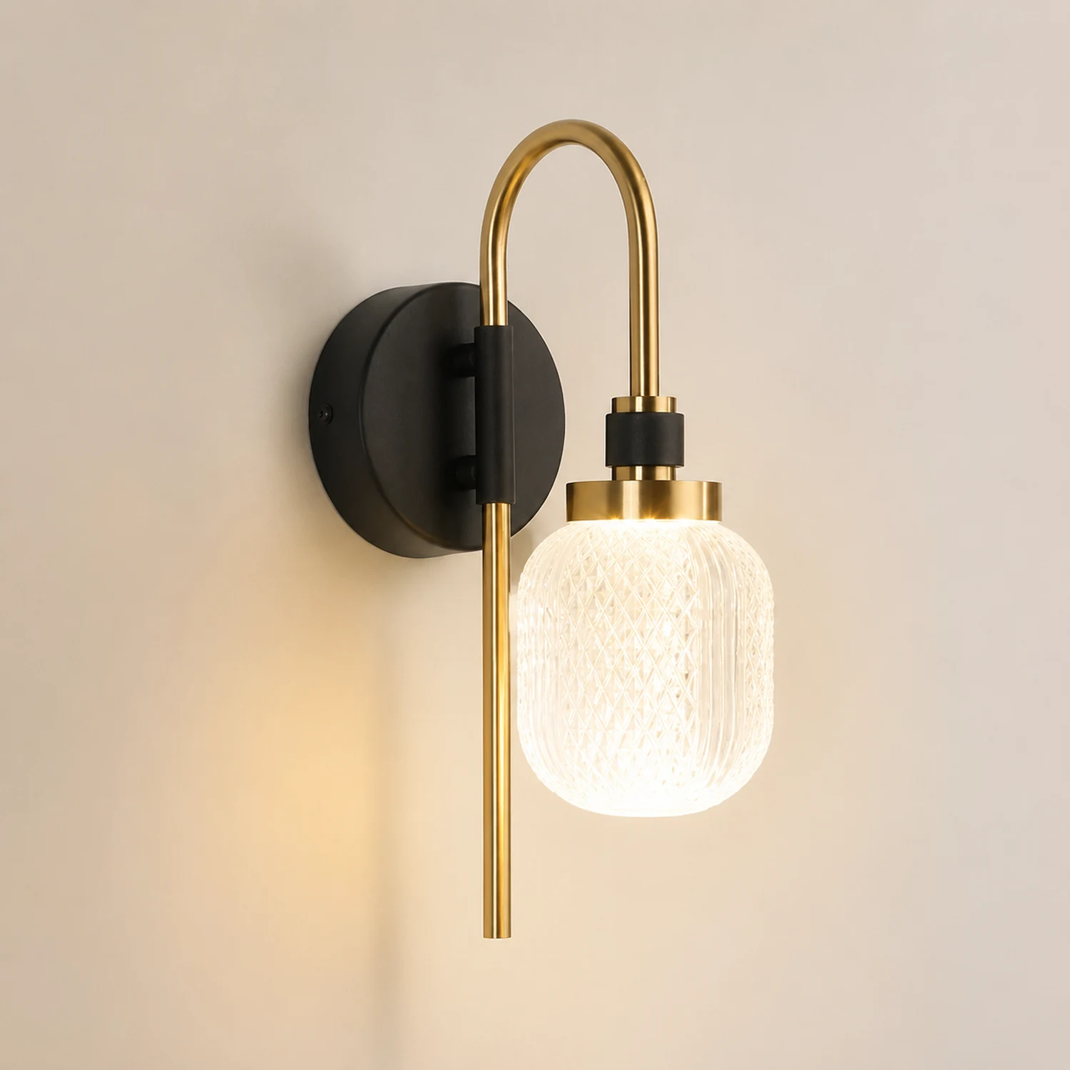Moderne LED Wandleuchte aus Metall für Schlafzimmer - Lumpaz