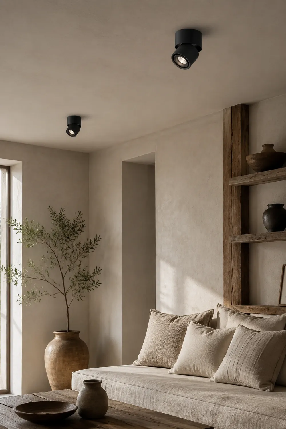 Novak LED Deckenstrahler Aufbau Downlight für Wohnzimmer & Korridor - Lumpaz