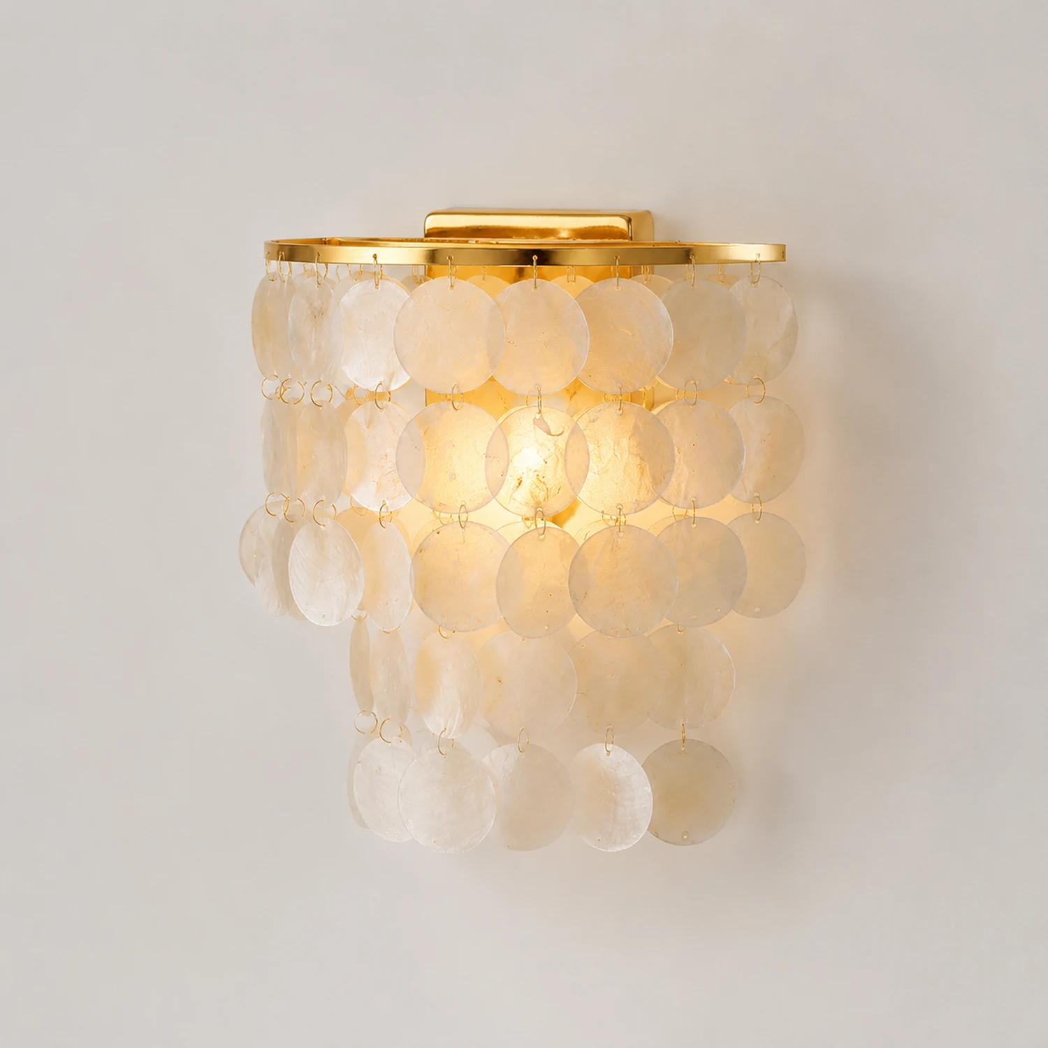 Nordic Modern Minimalist Shell Aisle Wall Lamp - Lumpaz