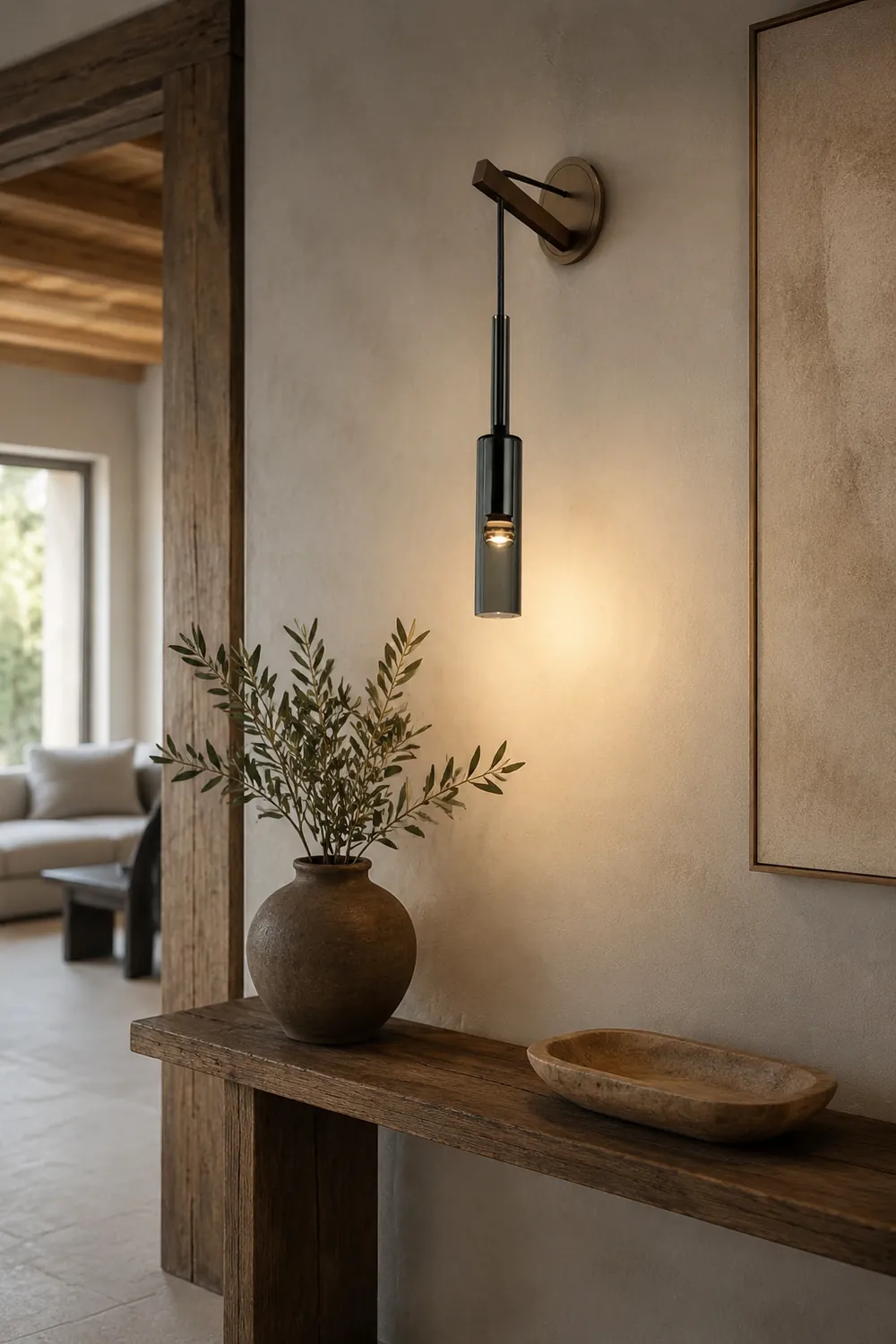Nordic Creative Wine Bottle Wall Lamp For Living Room - Lumpaz