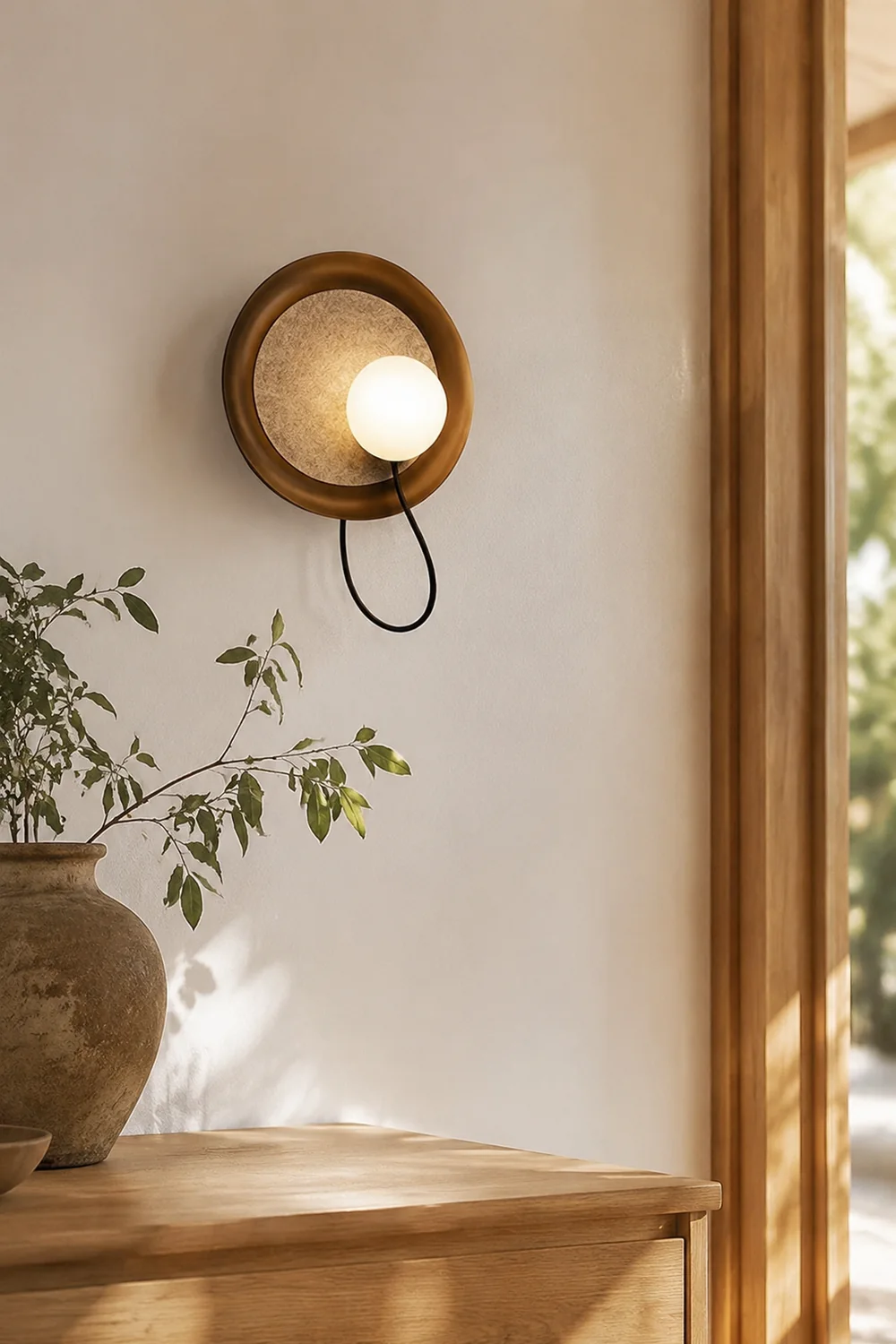 Modern Round Adjustable Wall Scones - Lumpaz