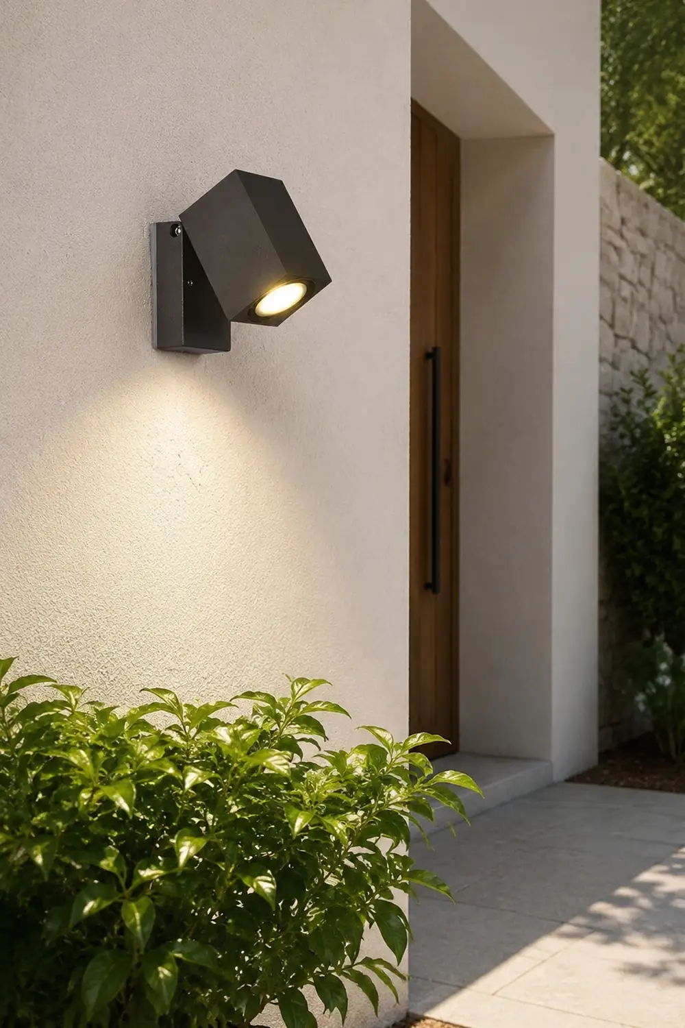 Wasserdichter Außenstrahler mit warmer LED-Wandleuchte Wandleuchte - Lumpaz