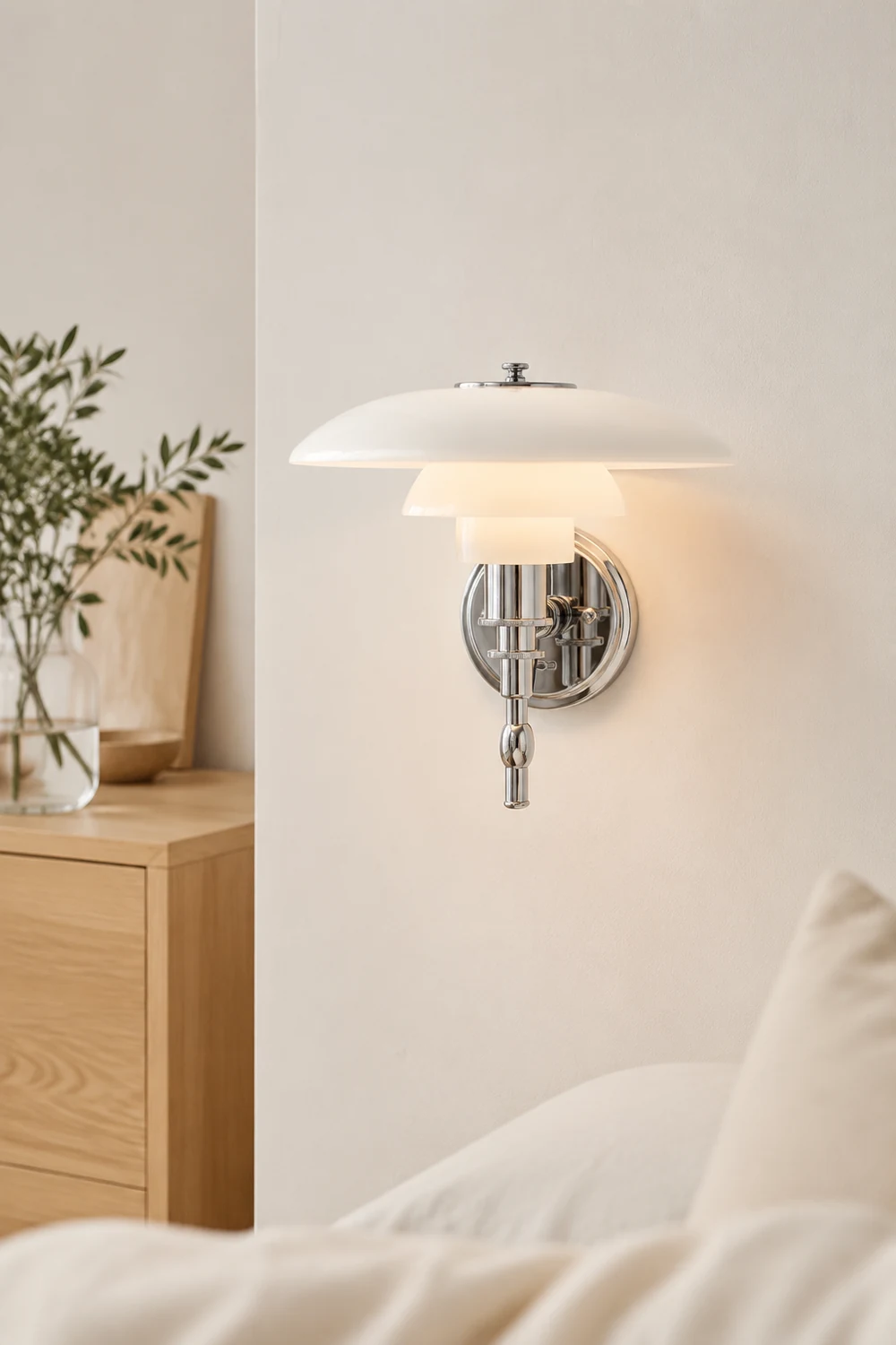 Nordic Modern Simple Wall Light White Wall Lamp - Lumpaz