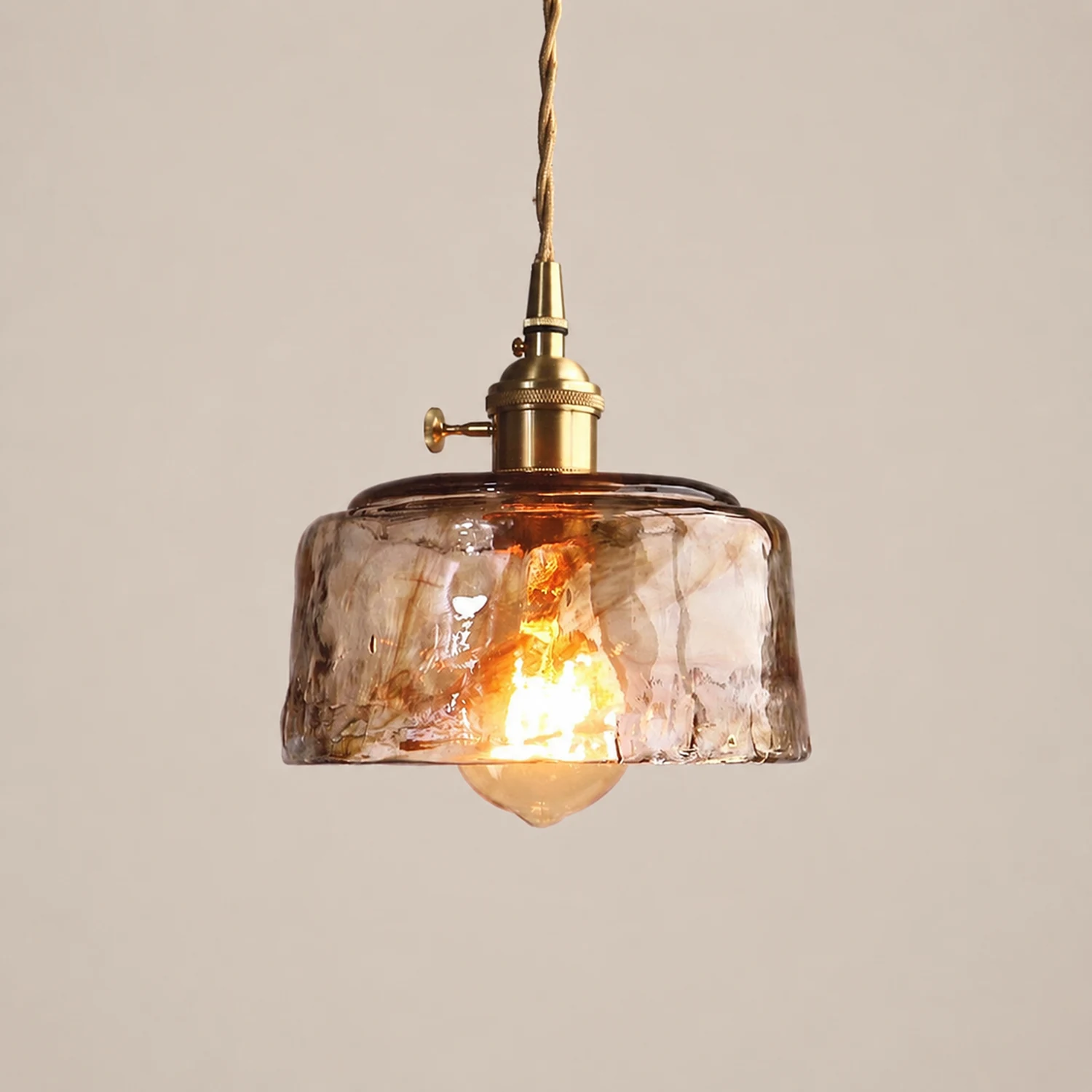 Levy Messing Glas Pendelleuchten - Lumpaz