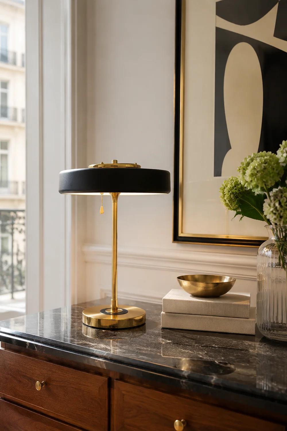 American Neoclassical Fashion Bert Frank Ranger Table Lamp - Lumpaz