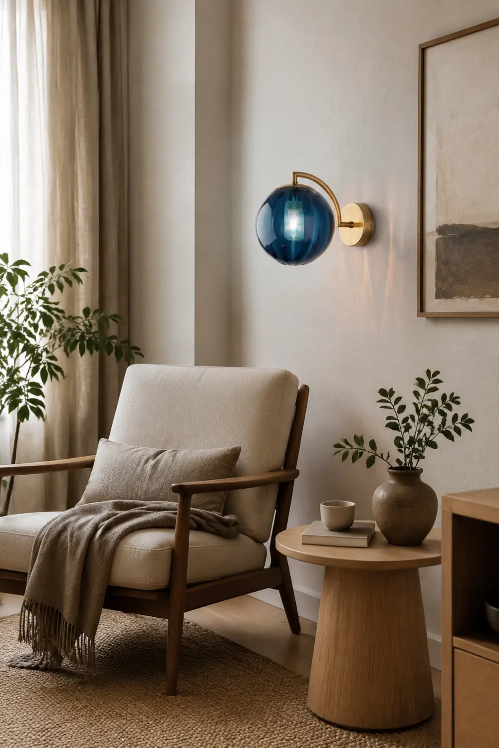 Multicolor Glass Home Decor Wall Lamp - Lumpaz