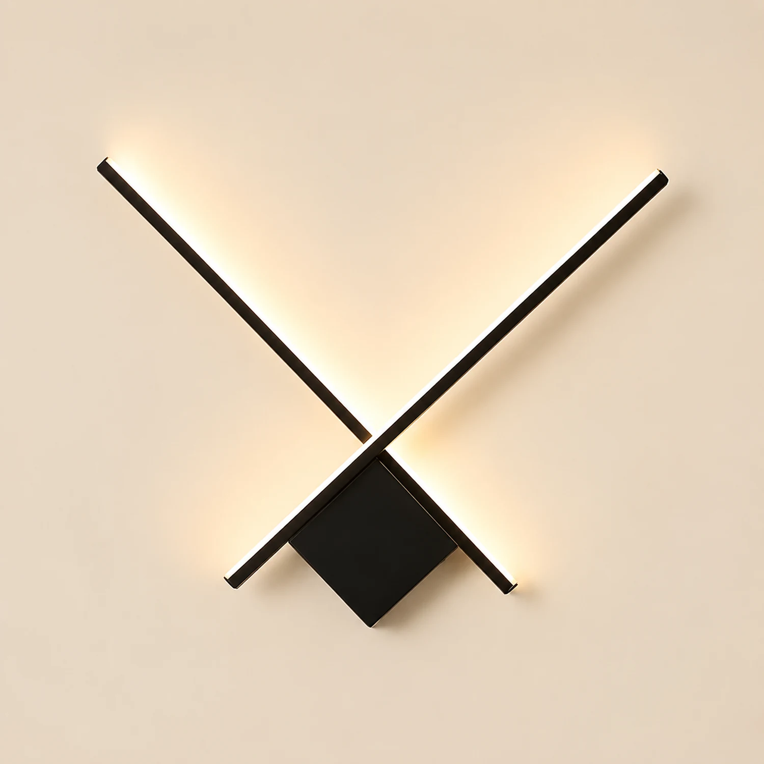 Kreative moderne Eisen-LED-Wandleuchte Wandleuchte für Schlafzimmer, Wohnzimmer - Lumpaz