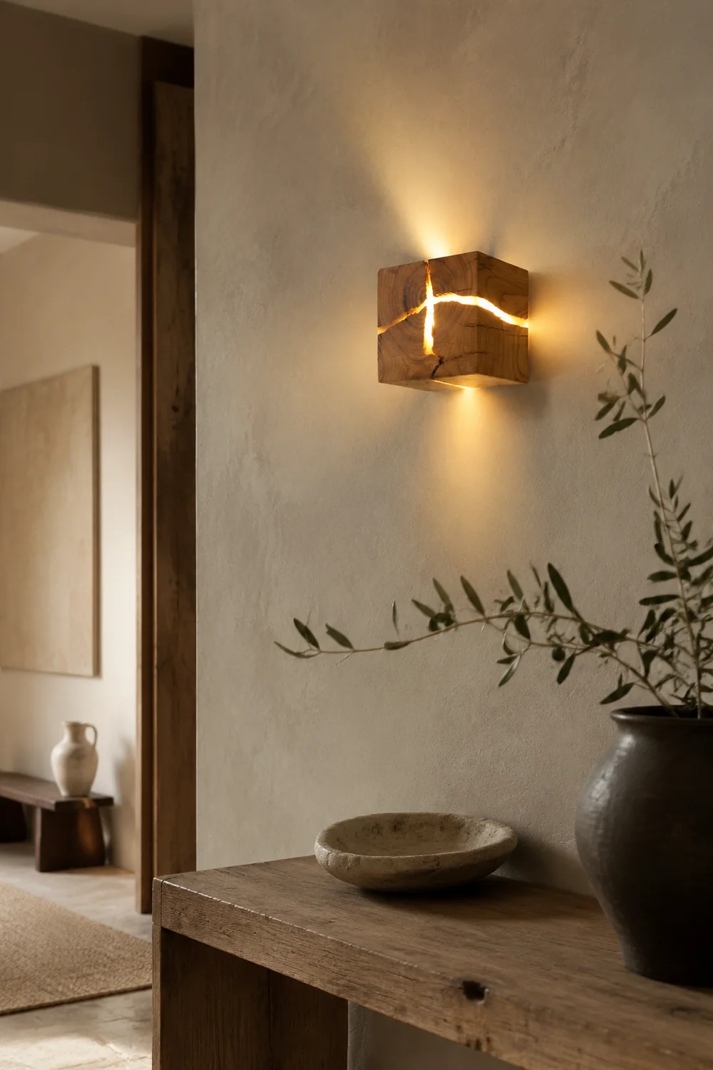 Creative Cracked Corridor Wall Sconce - Lumpaz